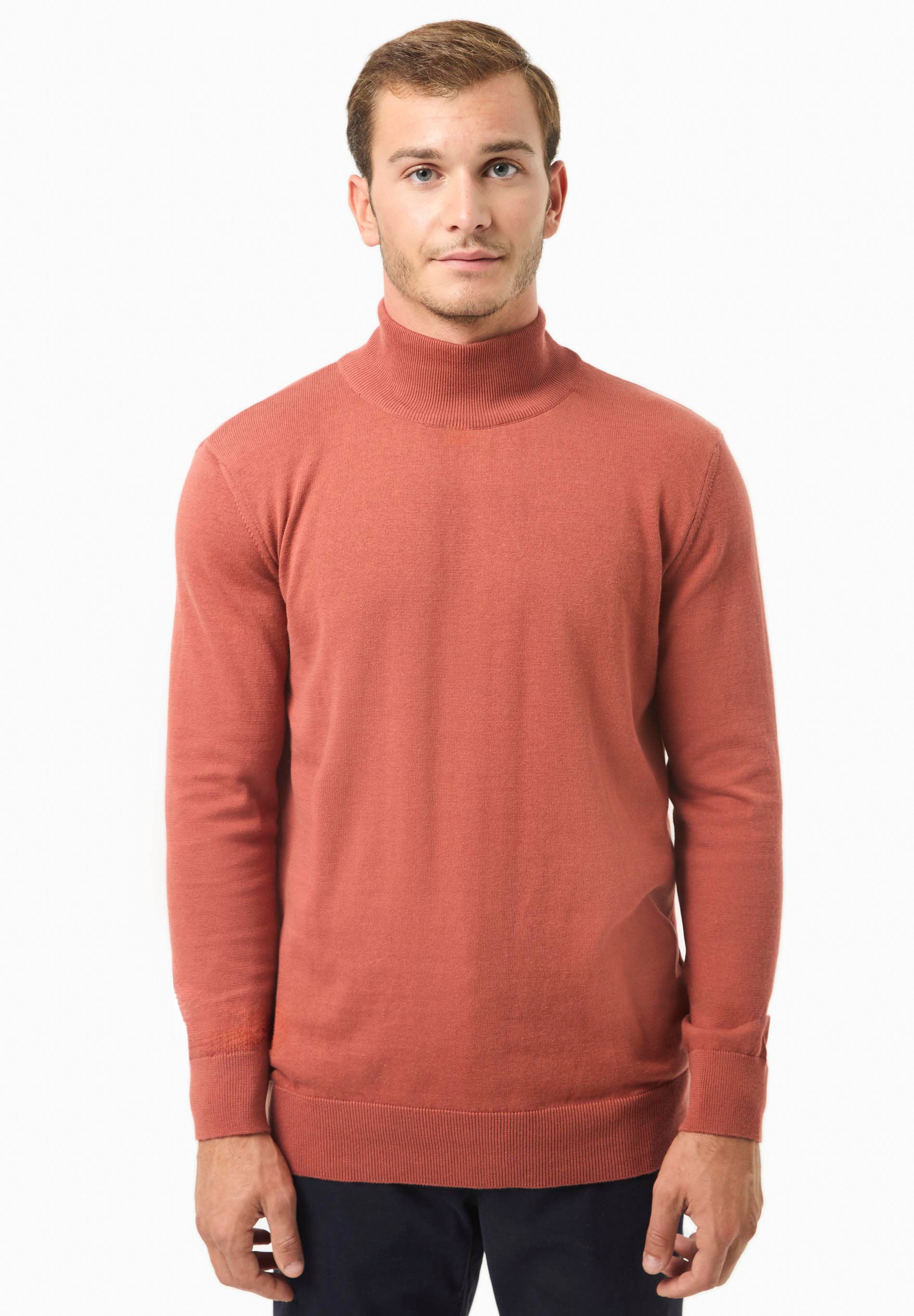 Rollkragenpullover aus Bio-Baumwolle