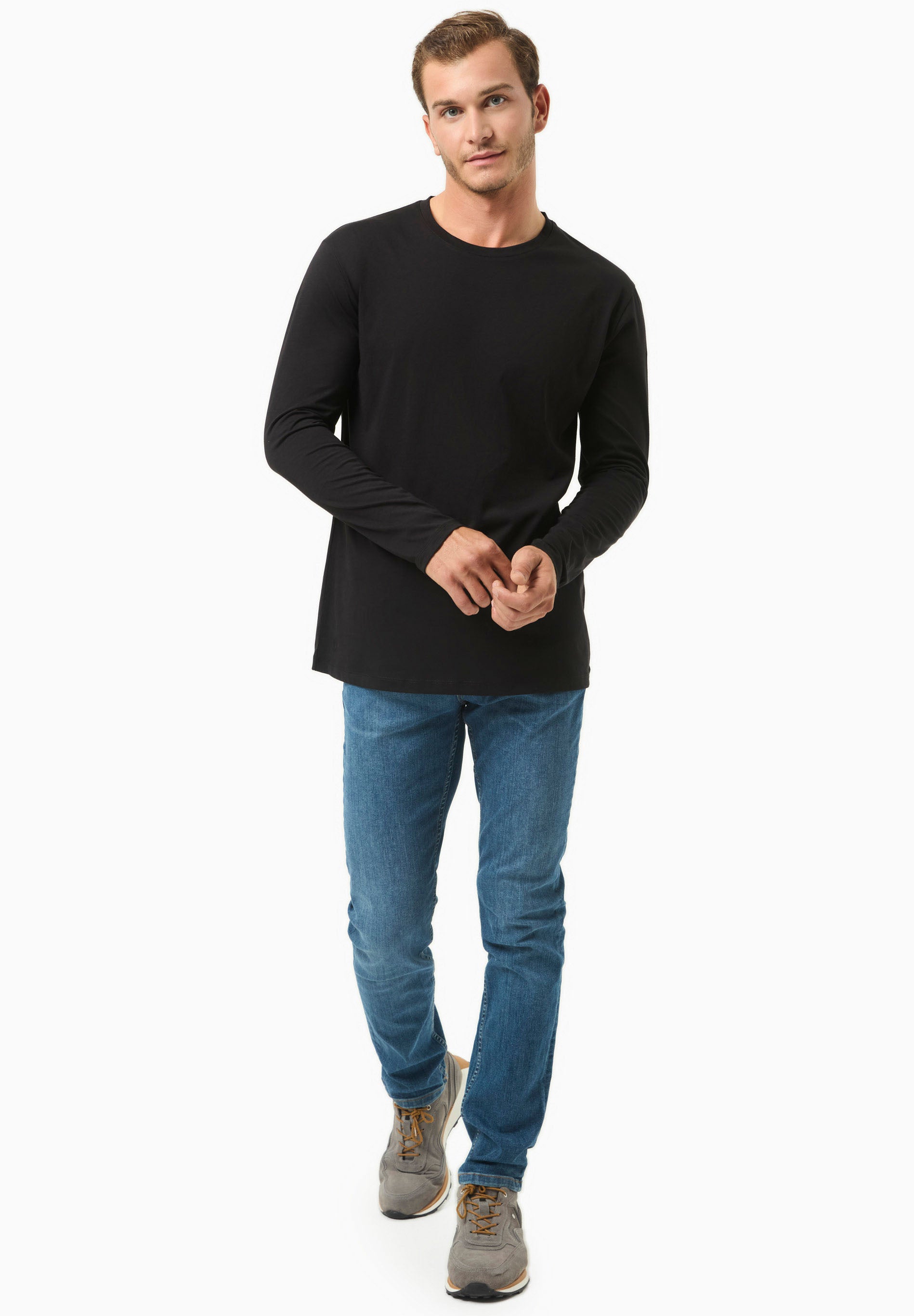 Langarmshirt aus Bio-Baumwolle