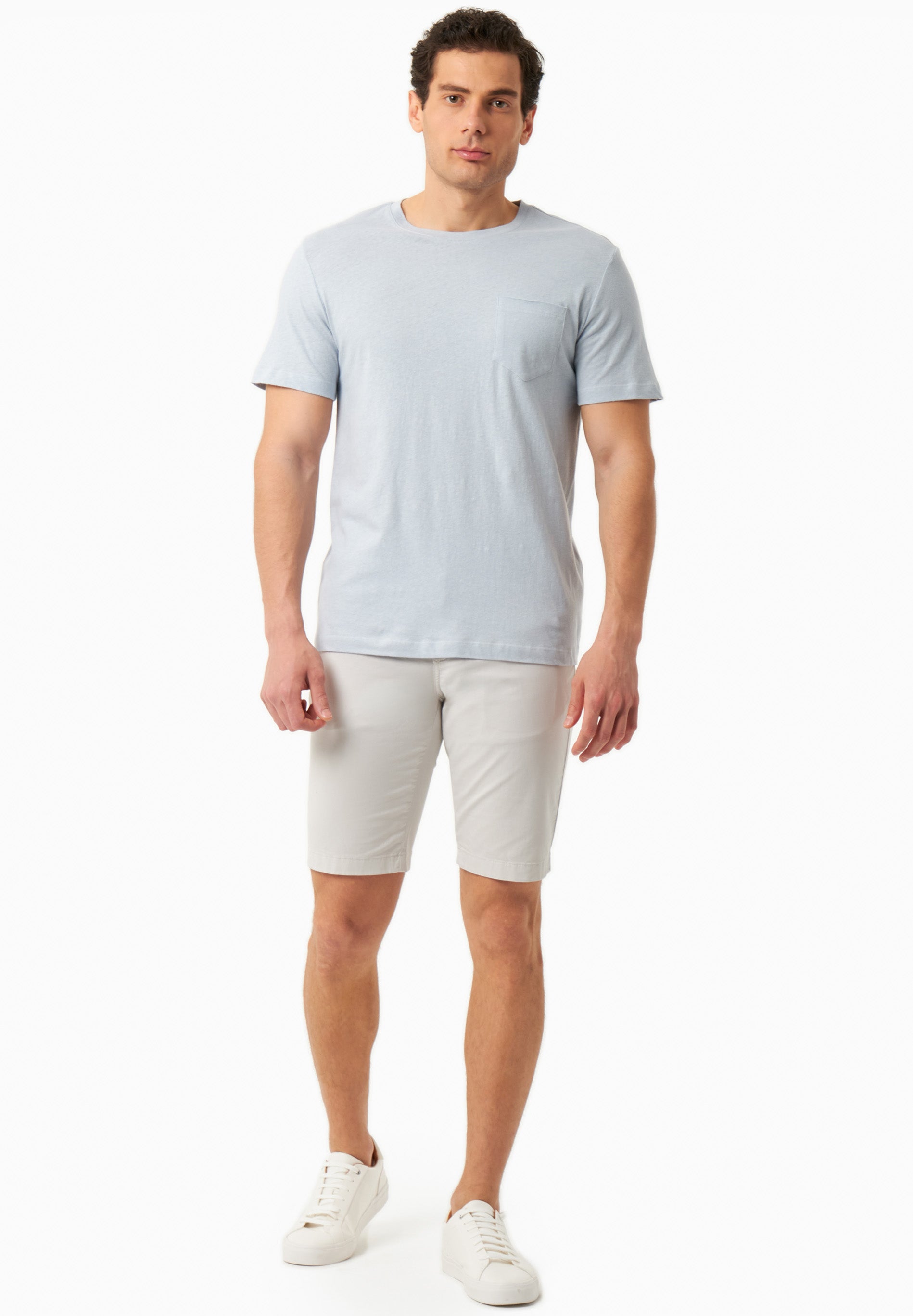 Regular-Fit Shorts aus Bio-Baumwolle