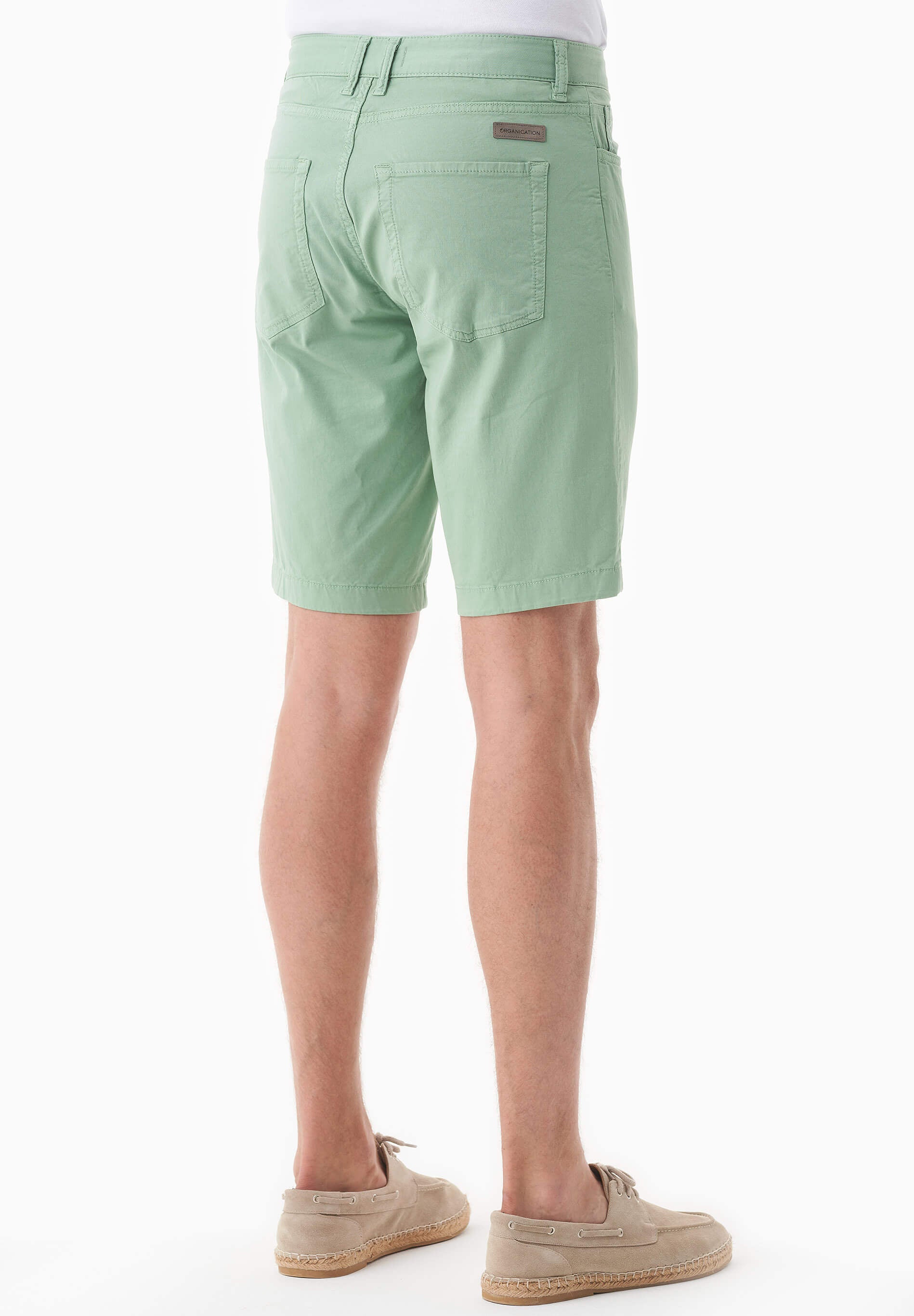 Regular-Fit Shorts aus Bio-Baumwolle