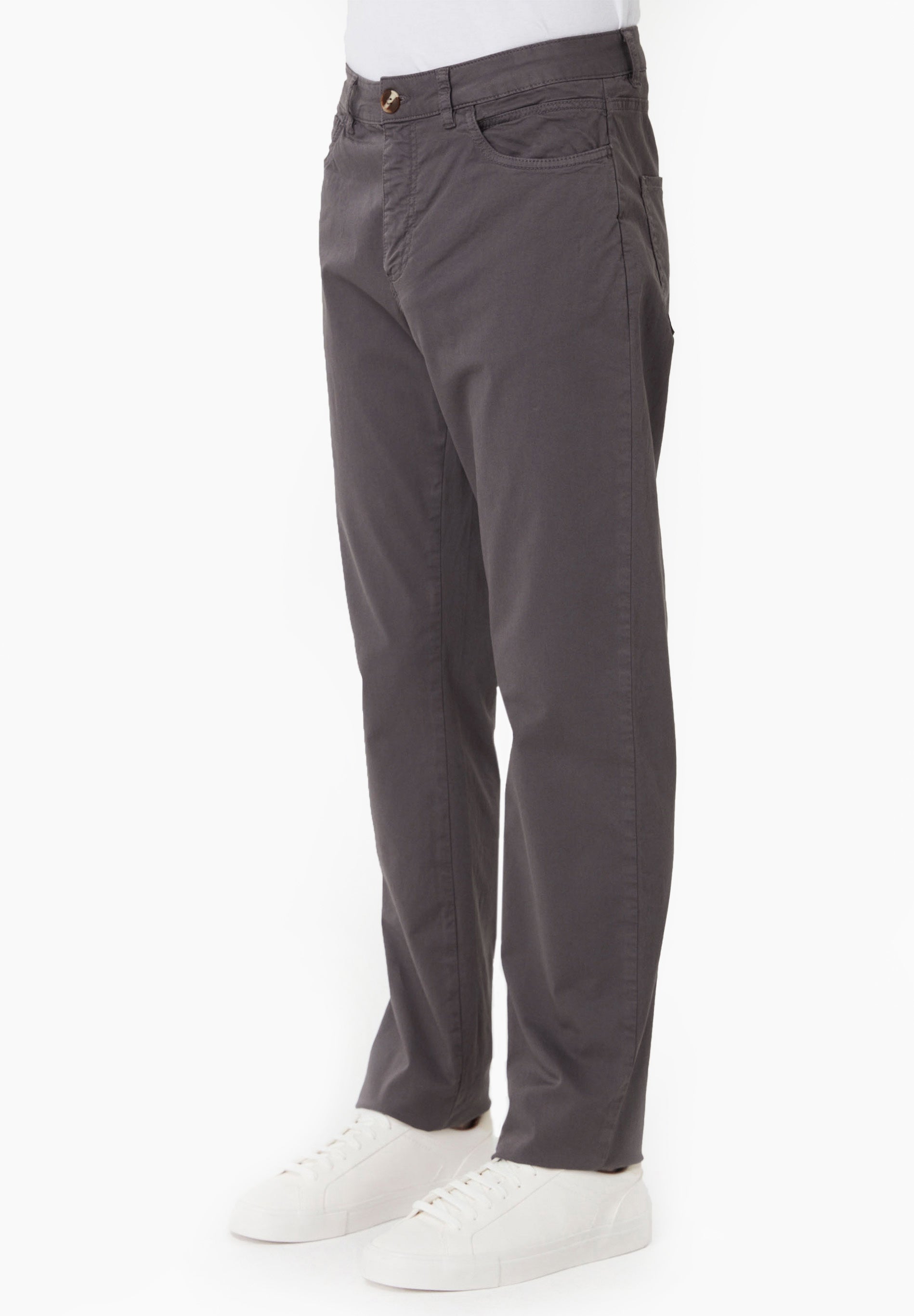 Regular-Fit Hose aus Bio-Baumwolle