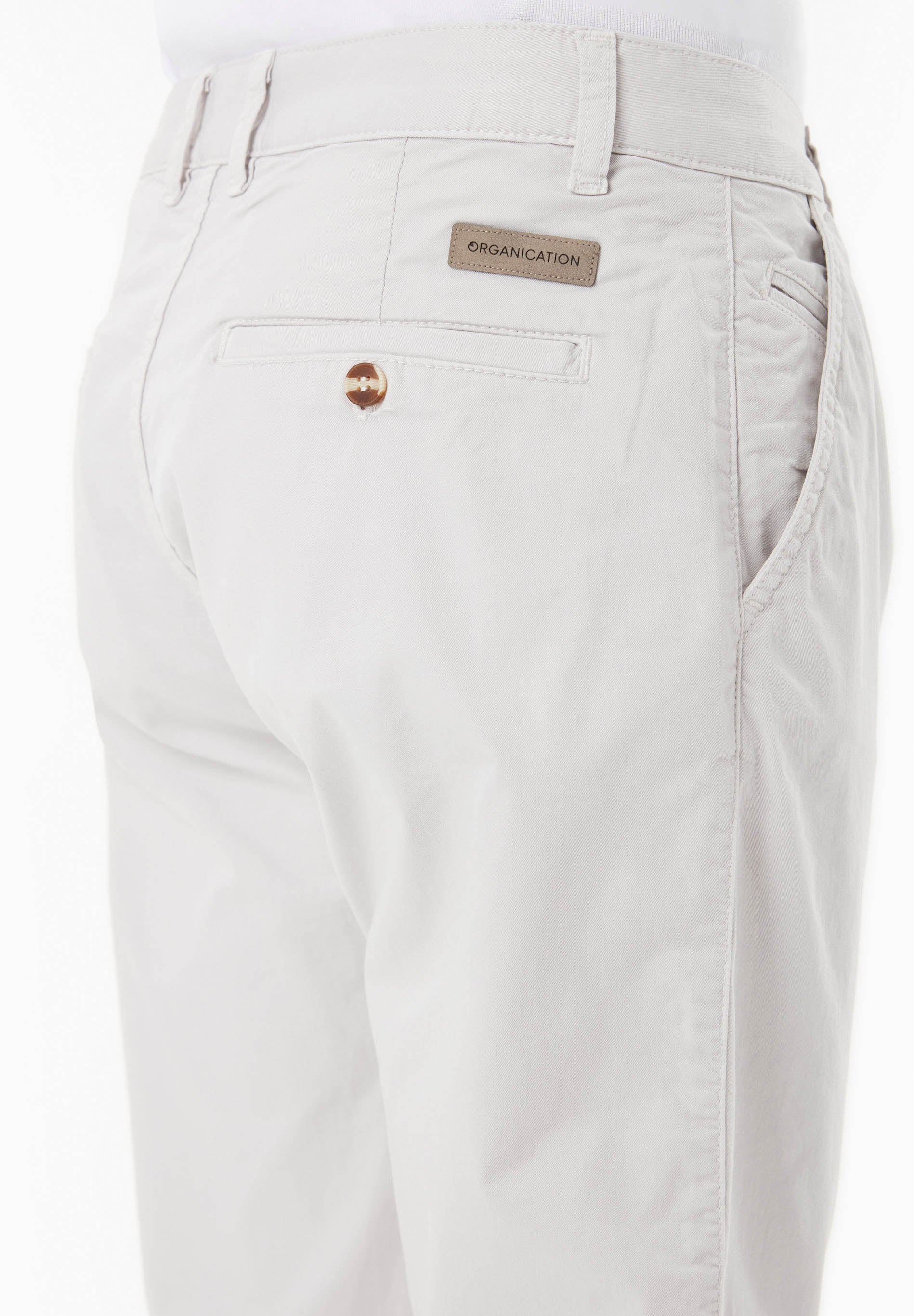 Slim-Fit Hose aus Bio-Baumwolle