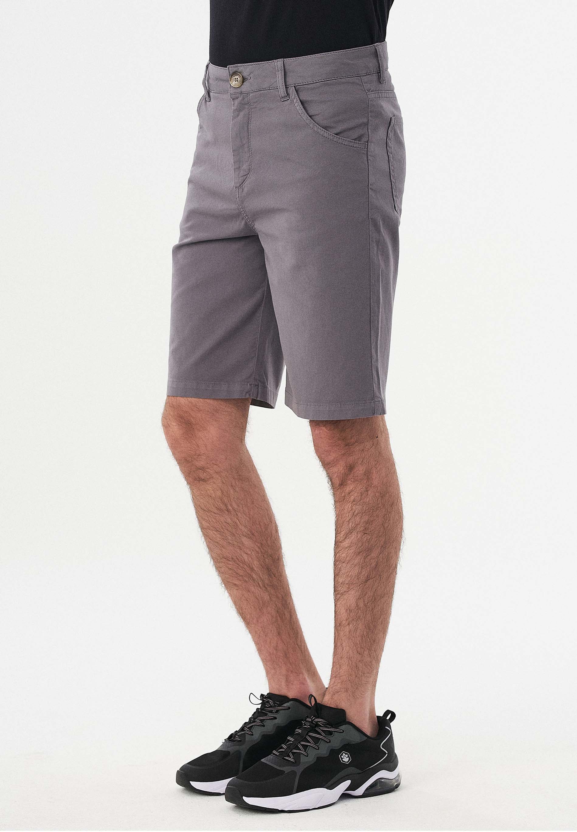 Five-Pocket-Shorts aus Bio-Baumwolle