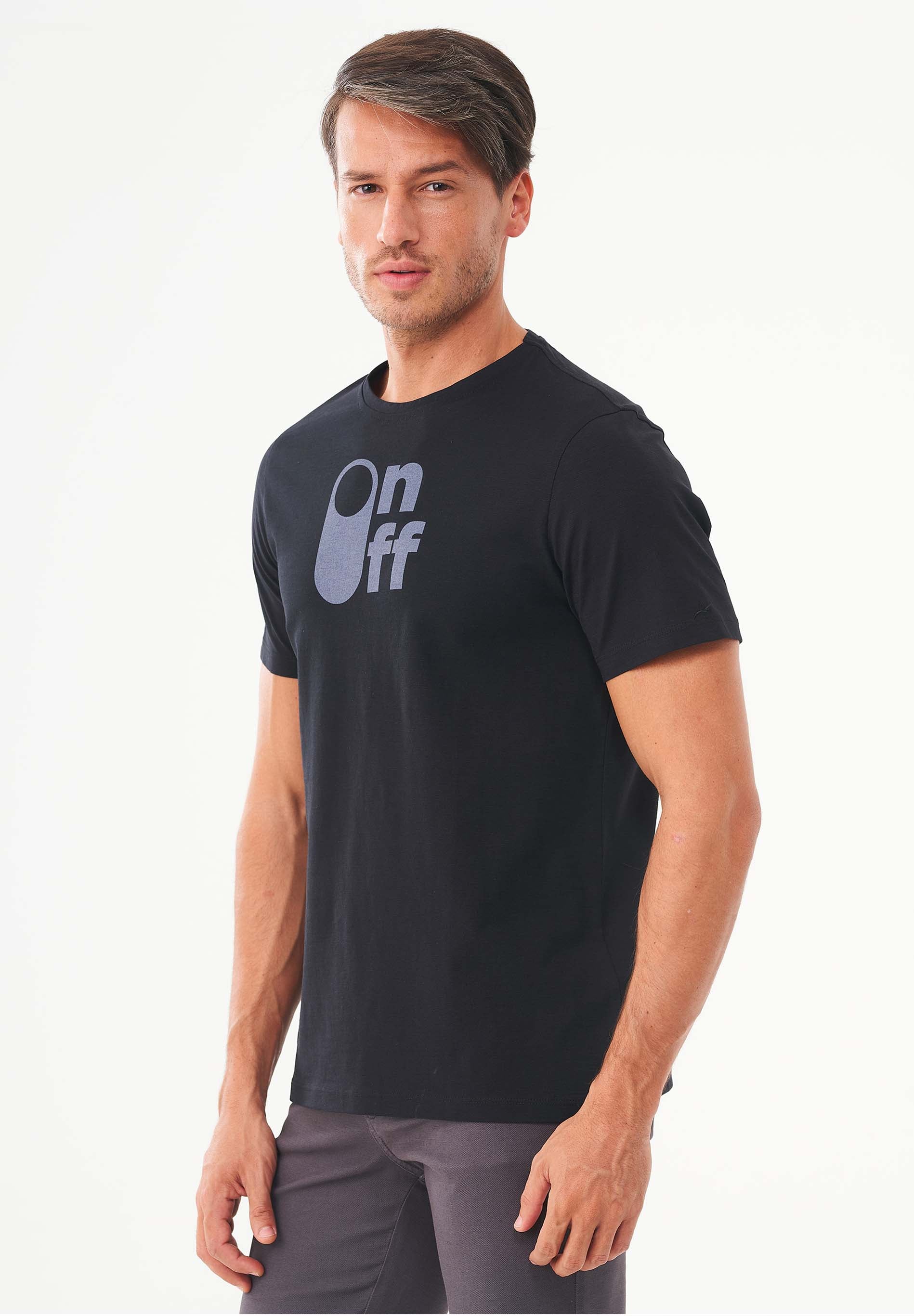 T-Shirt aus Bio-Baumwolle mit Print