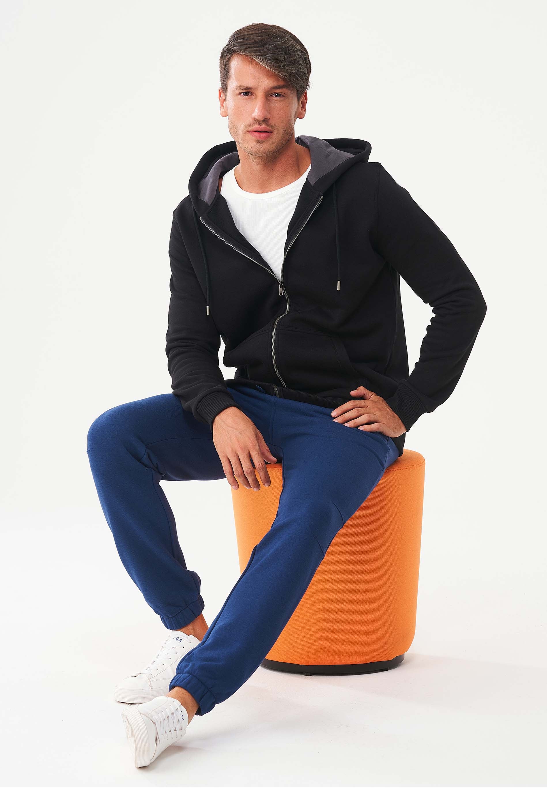 Sweathose aus Bio-Baumwolle & Modal mit recyceltem Polyester