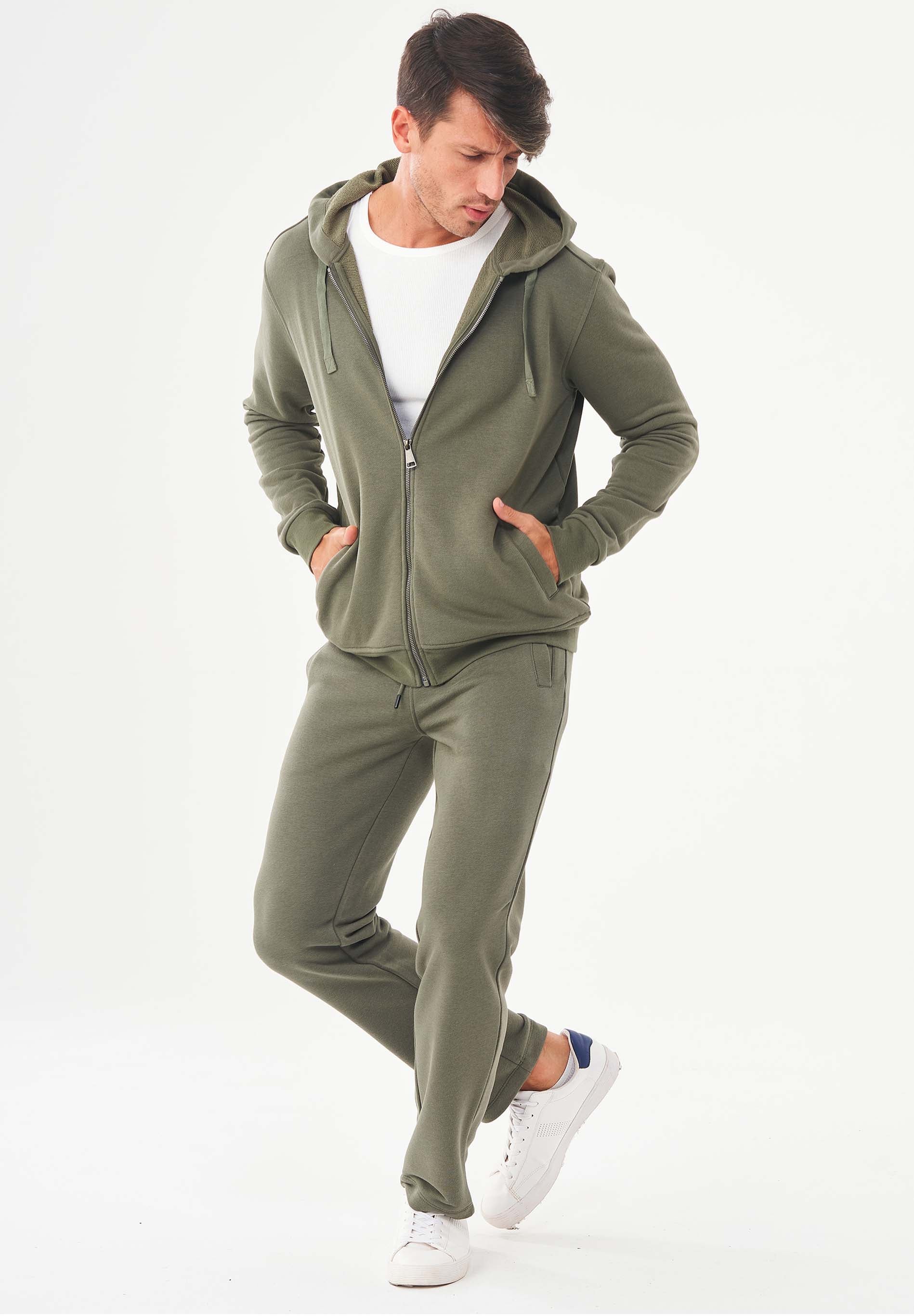 Sweathose aus Bio-Baumwolle & Modal mit recyceltem Polyester