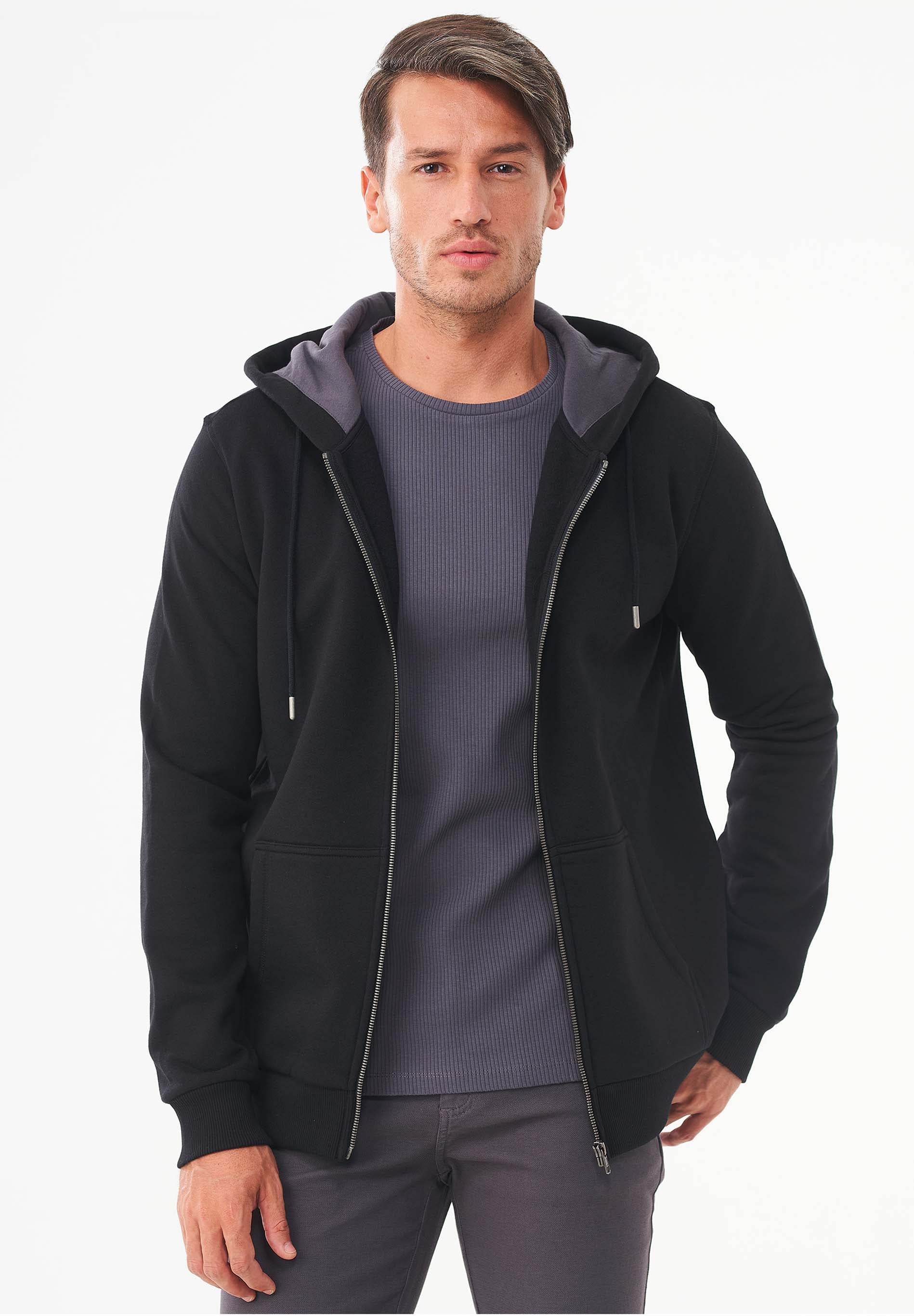 Sweatjacke aus Bio-Baumwolle