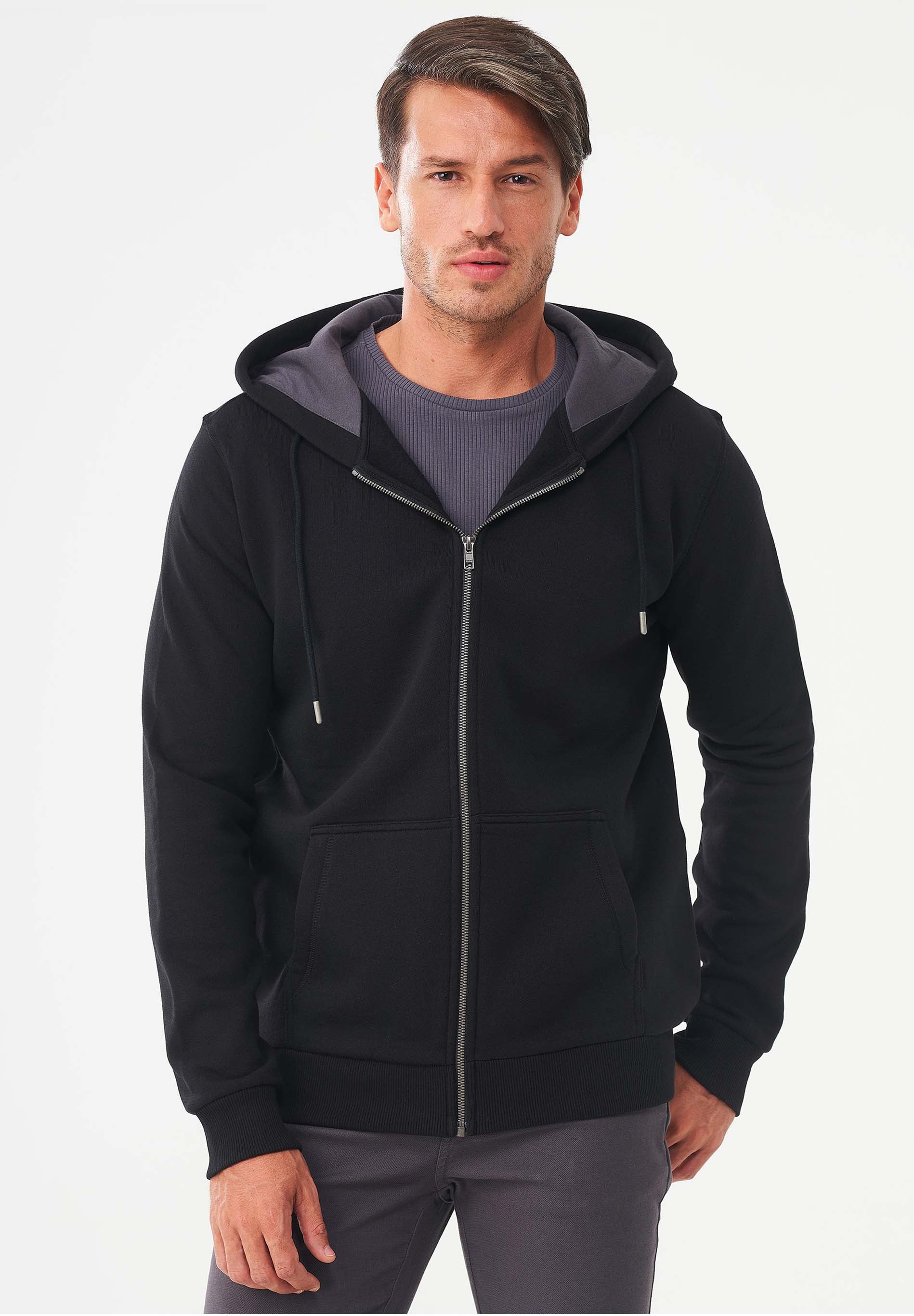 Sweatjacke aus Bio-Baumwolle