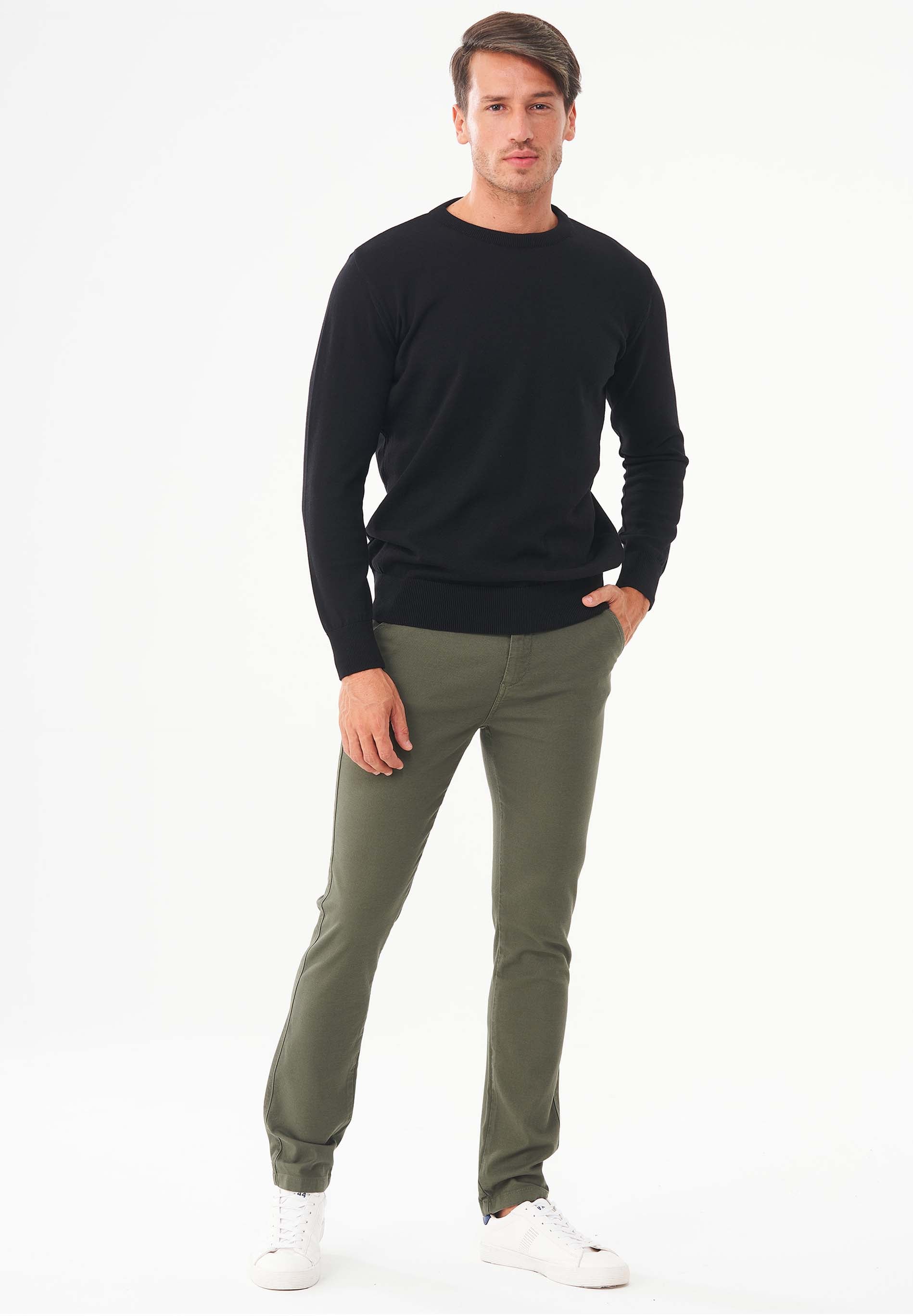 Slim Chino-Hose aus Bio-Baumwolle