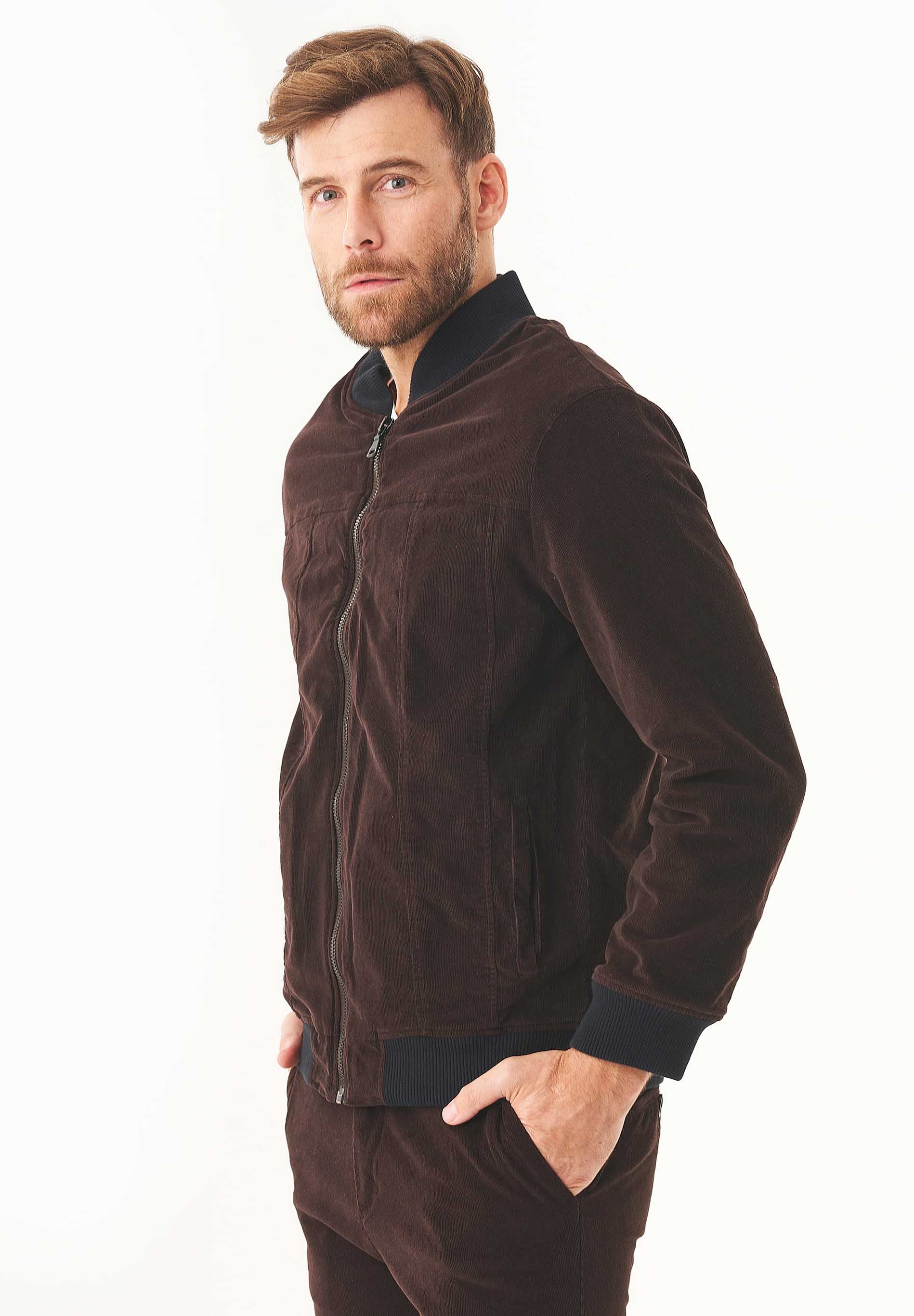 Cord Bomberjacke aus Bio-Baumwolle