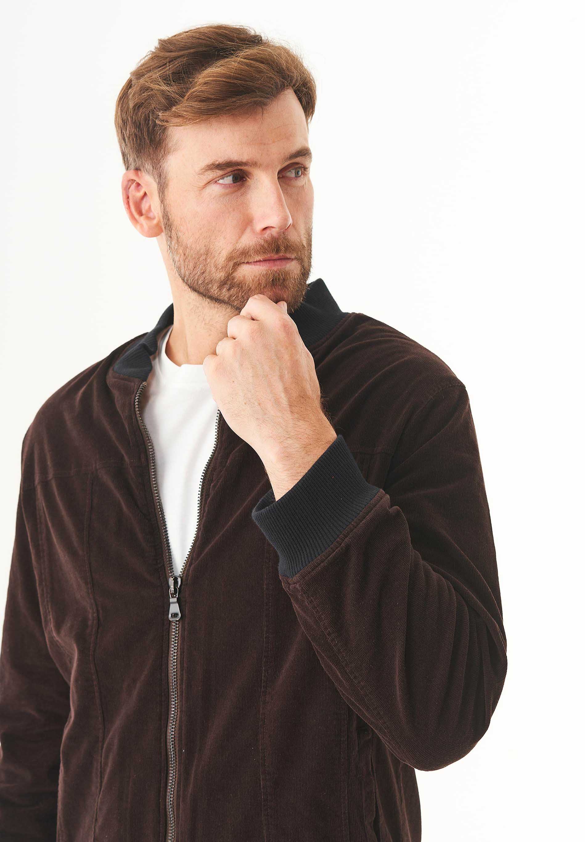Cord Bomberjacke aus Bio-Baumwolle