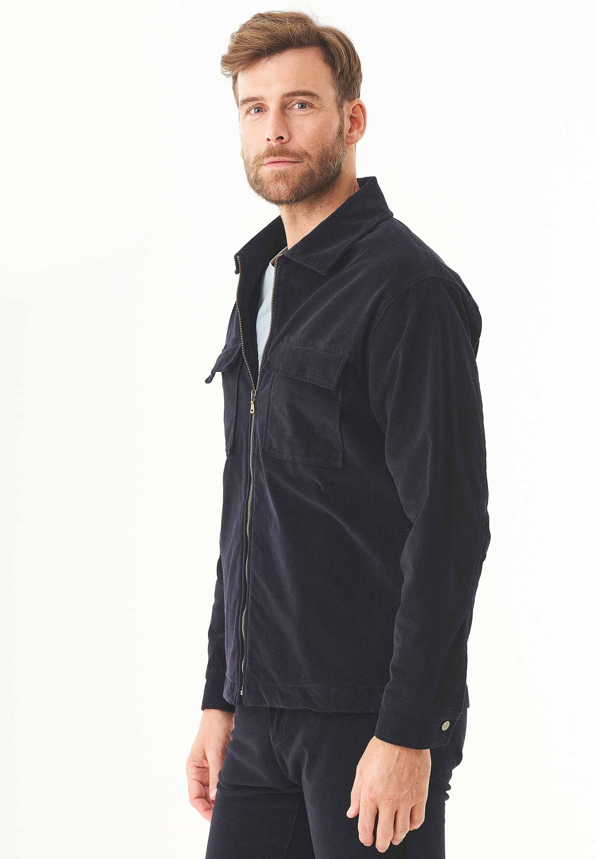 Full Zip Cord Overshirt aus Bio-Baumwolle