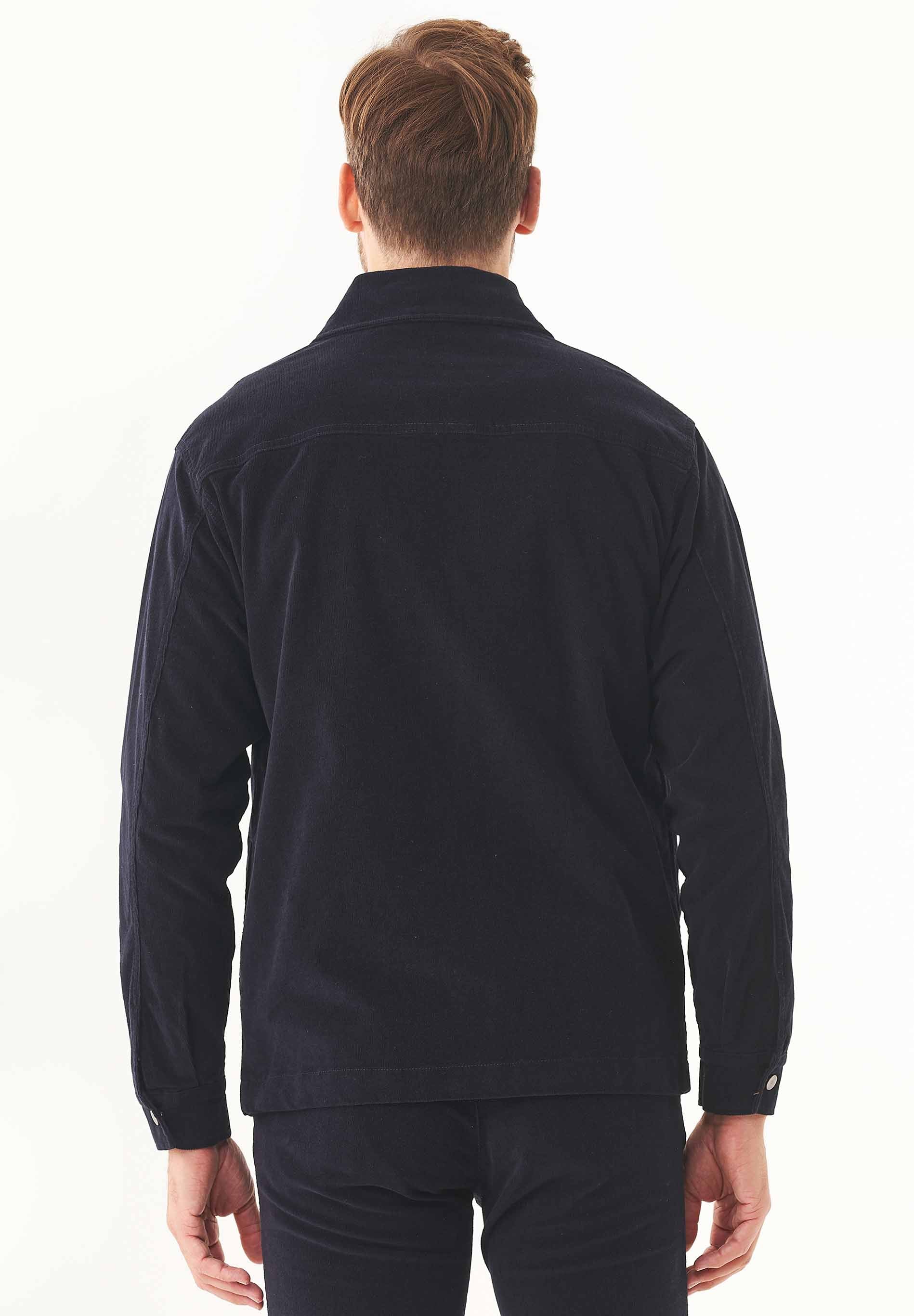 Full Zip Cord Overshirt aus Bio-Baumwolle