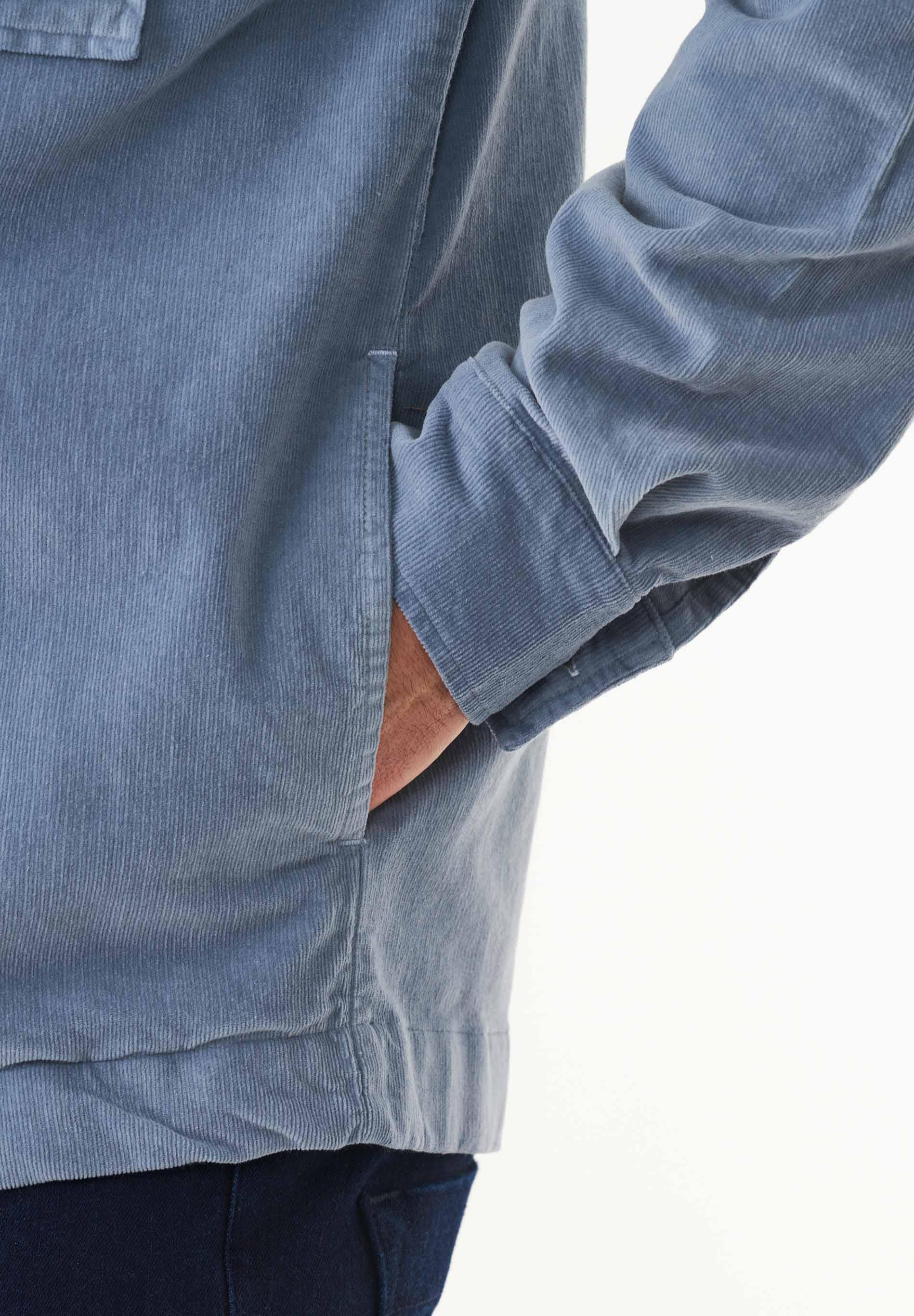 Full Zip Cord Overshirt aus Bio-Baumwolle