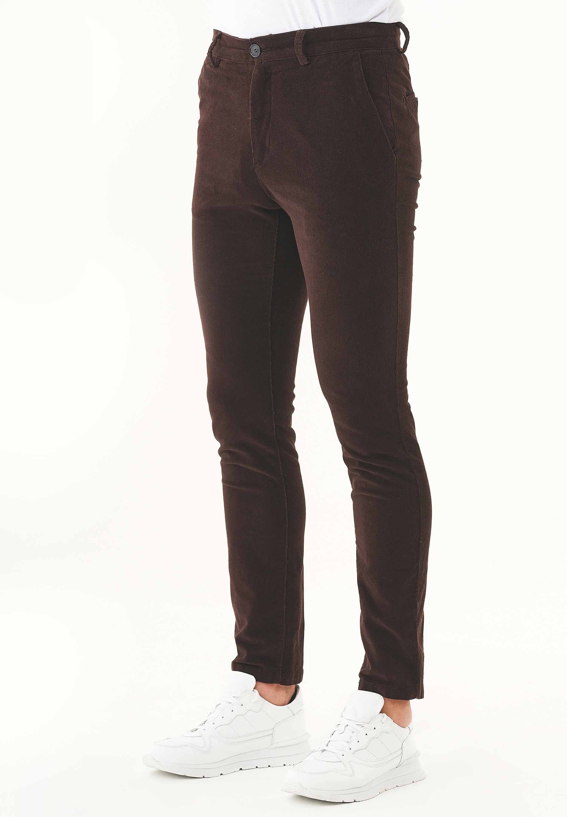 Slim Cordhose aus Bio-Baumwolle