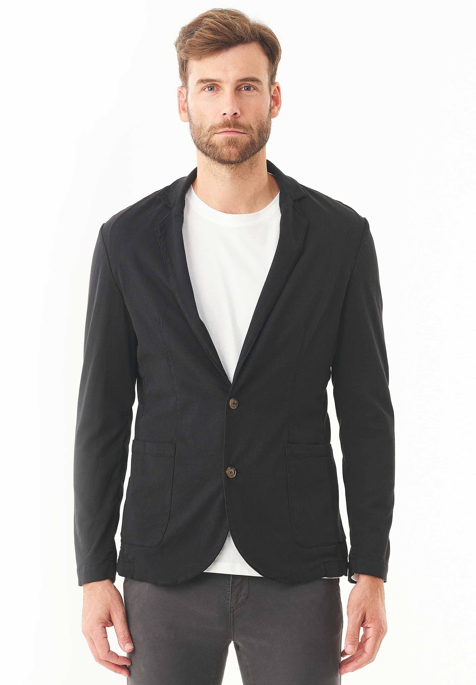 Sakko aus TENCEL™ Lyocell und Bio-Baumwolle