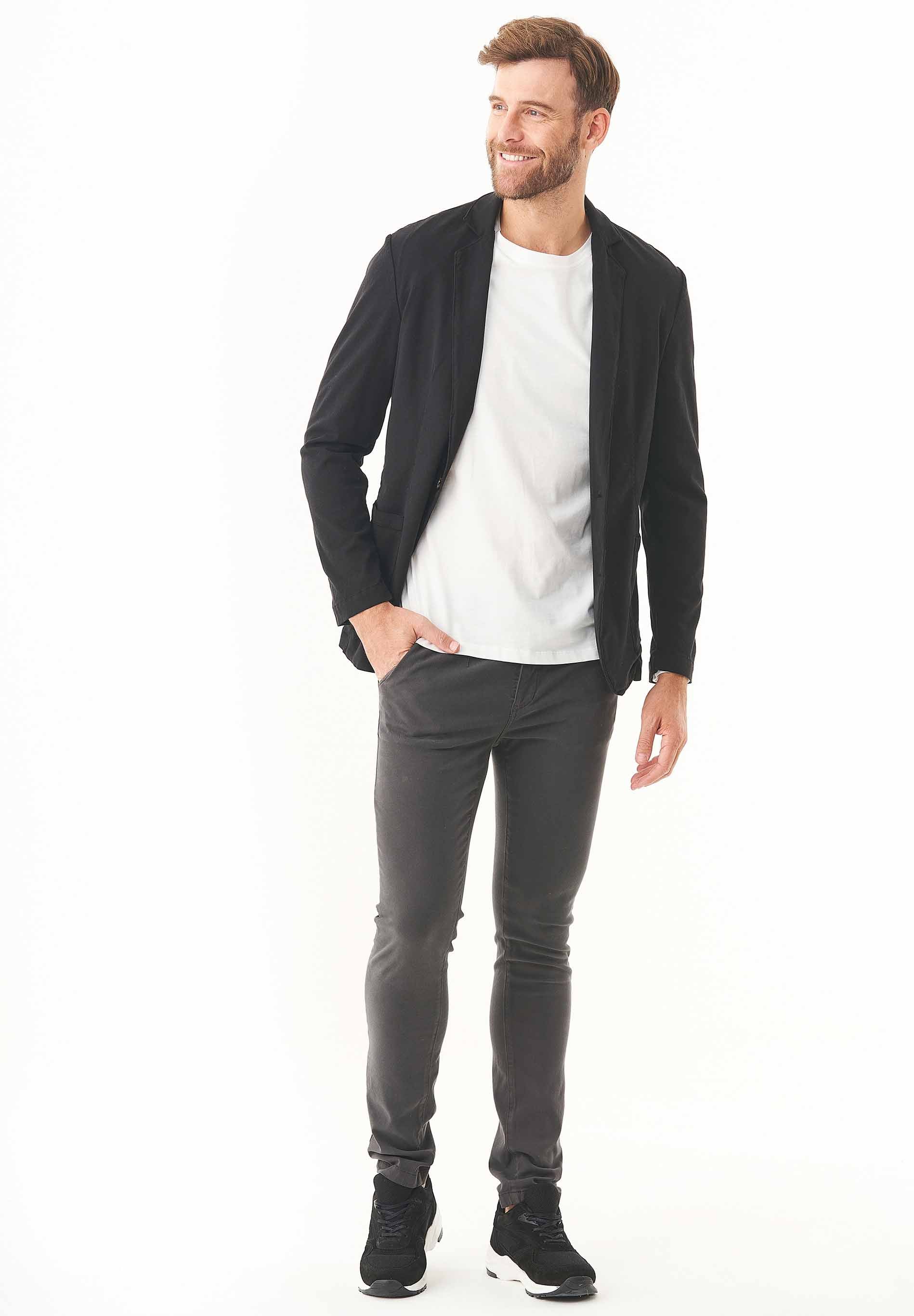 Sakko aus TENCEL™ Lyocell und Bio-Baumwolle