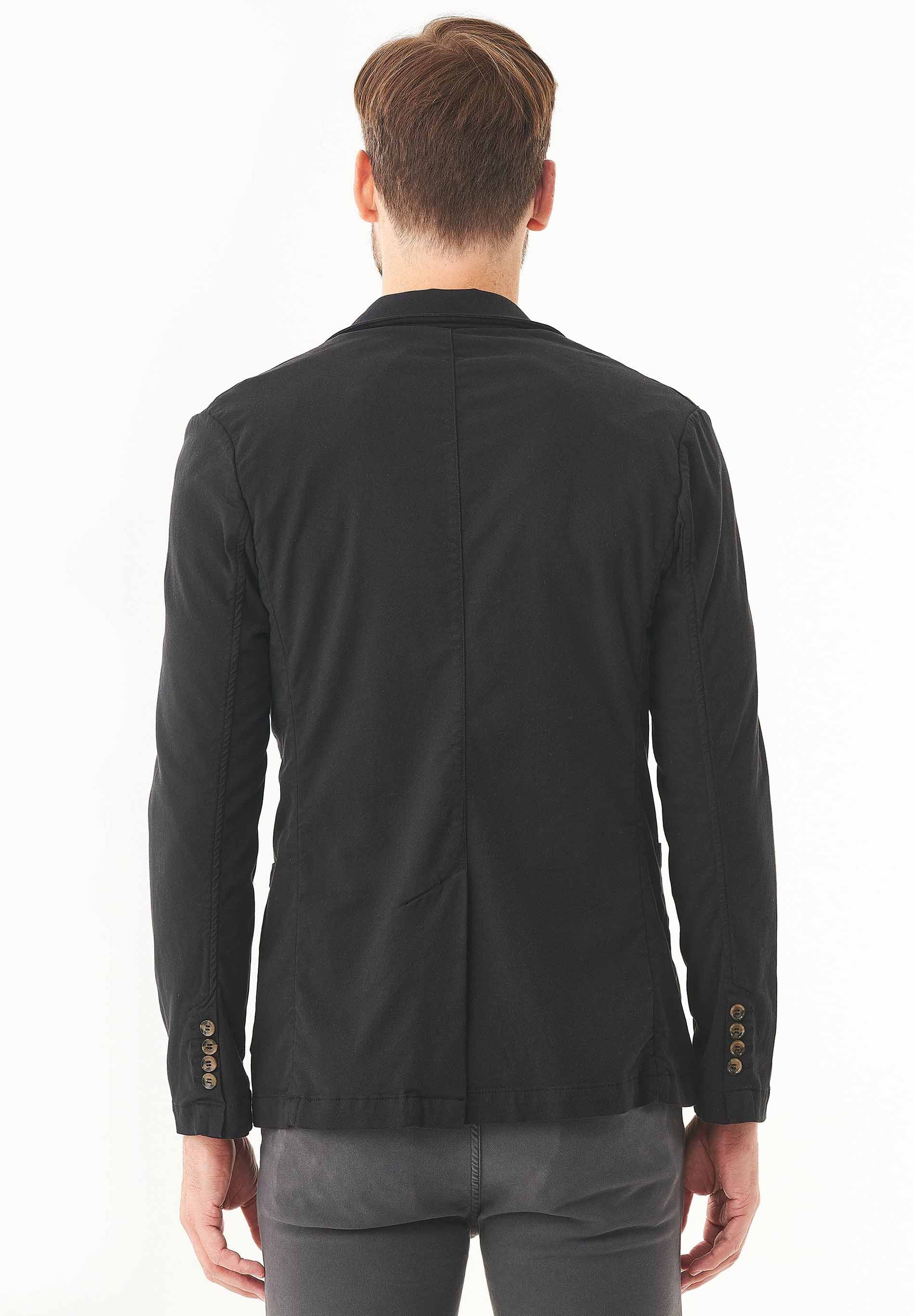 Sakko aus TENCEL™ Lyocell und Bio-Baumwolle