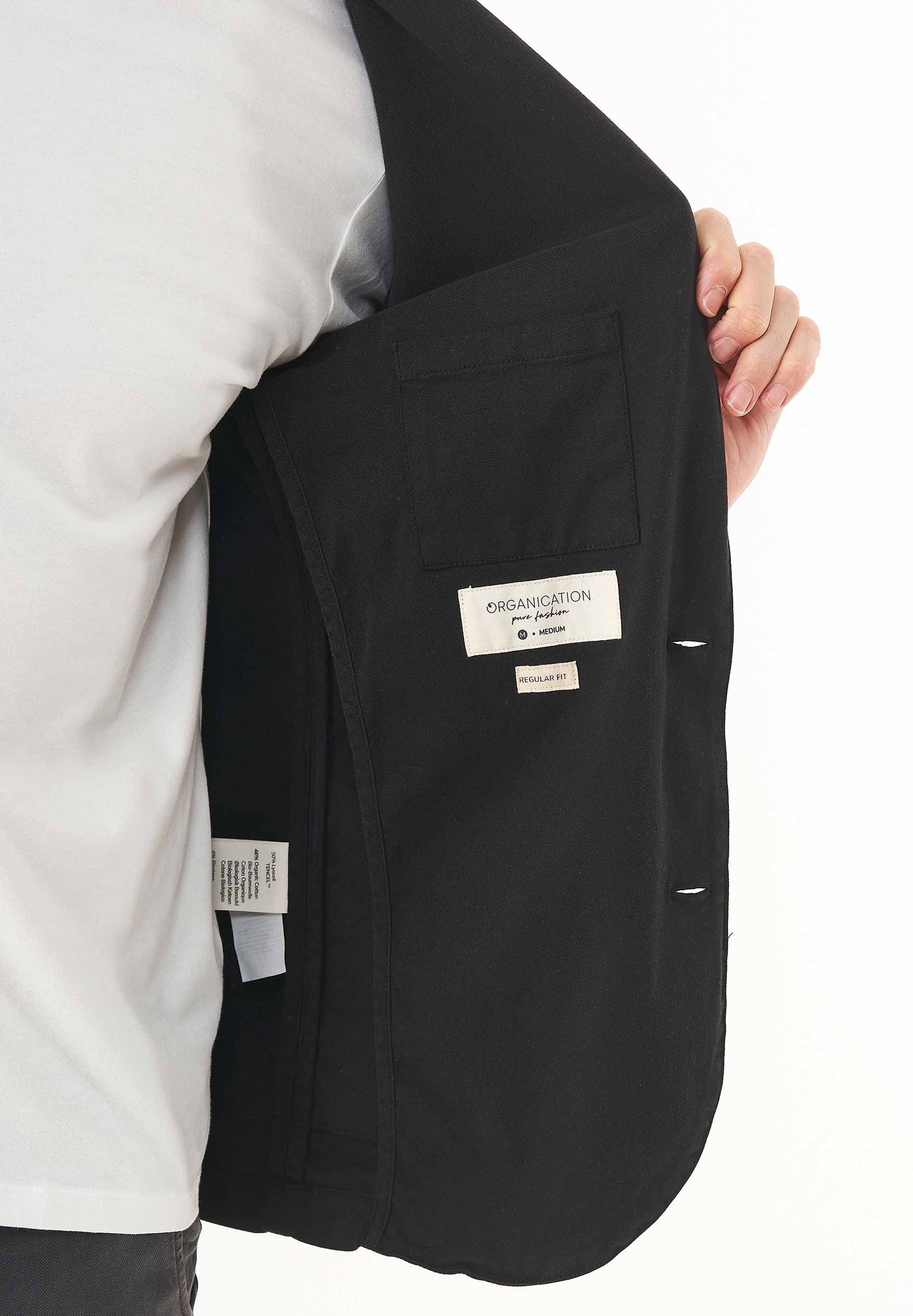 Sakko aus TENCEL™ Lyocell und Bio-Baumwolle