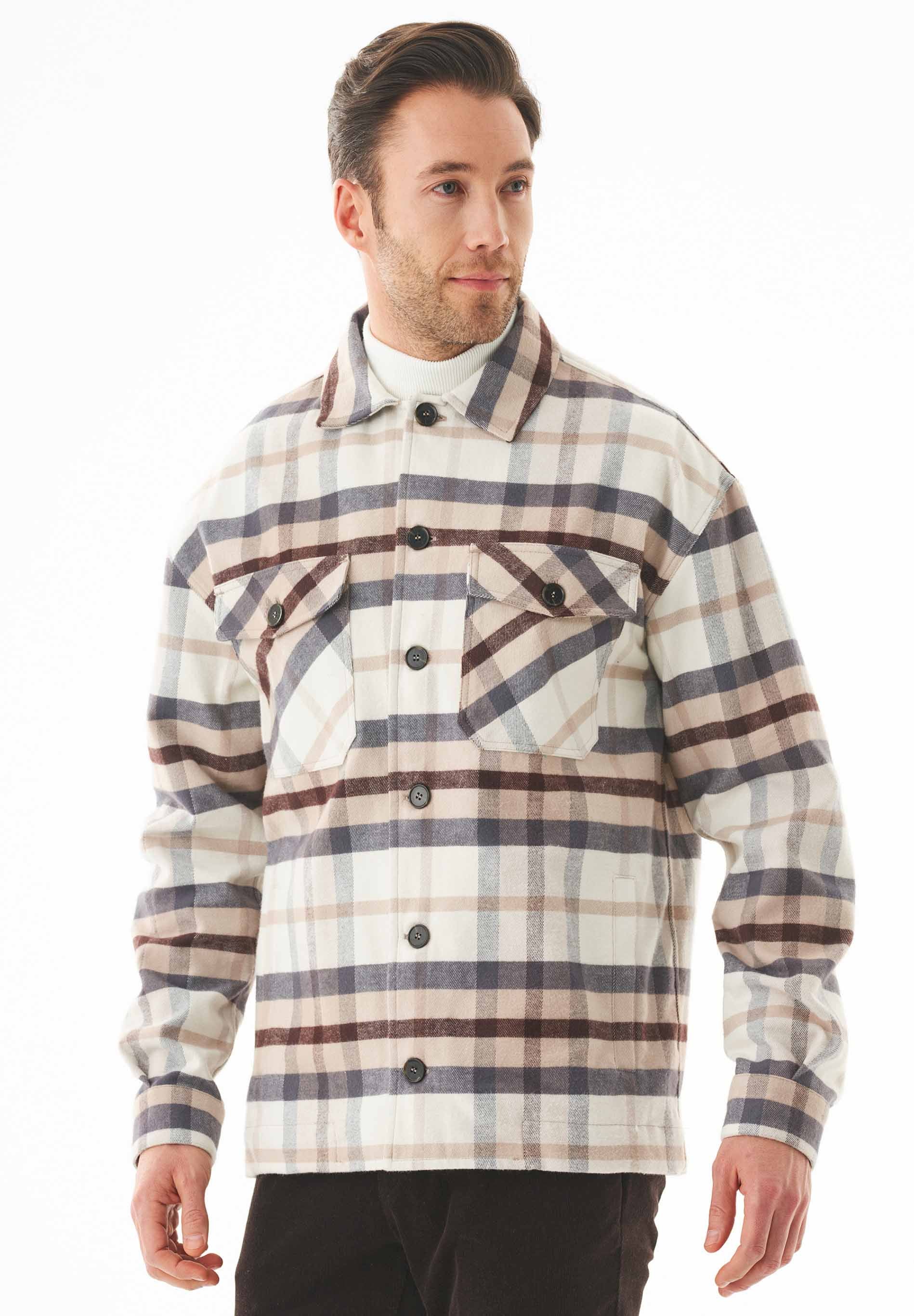 Flanell Overshirt aus Bio-Baumwolle