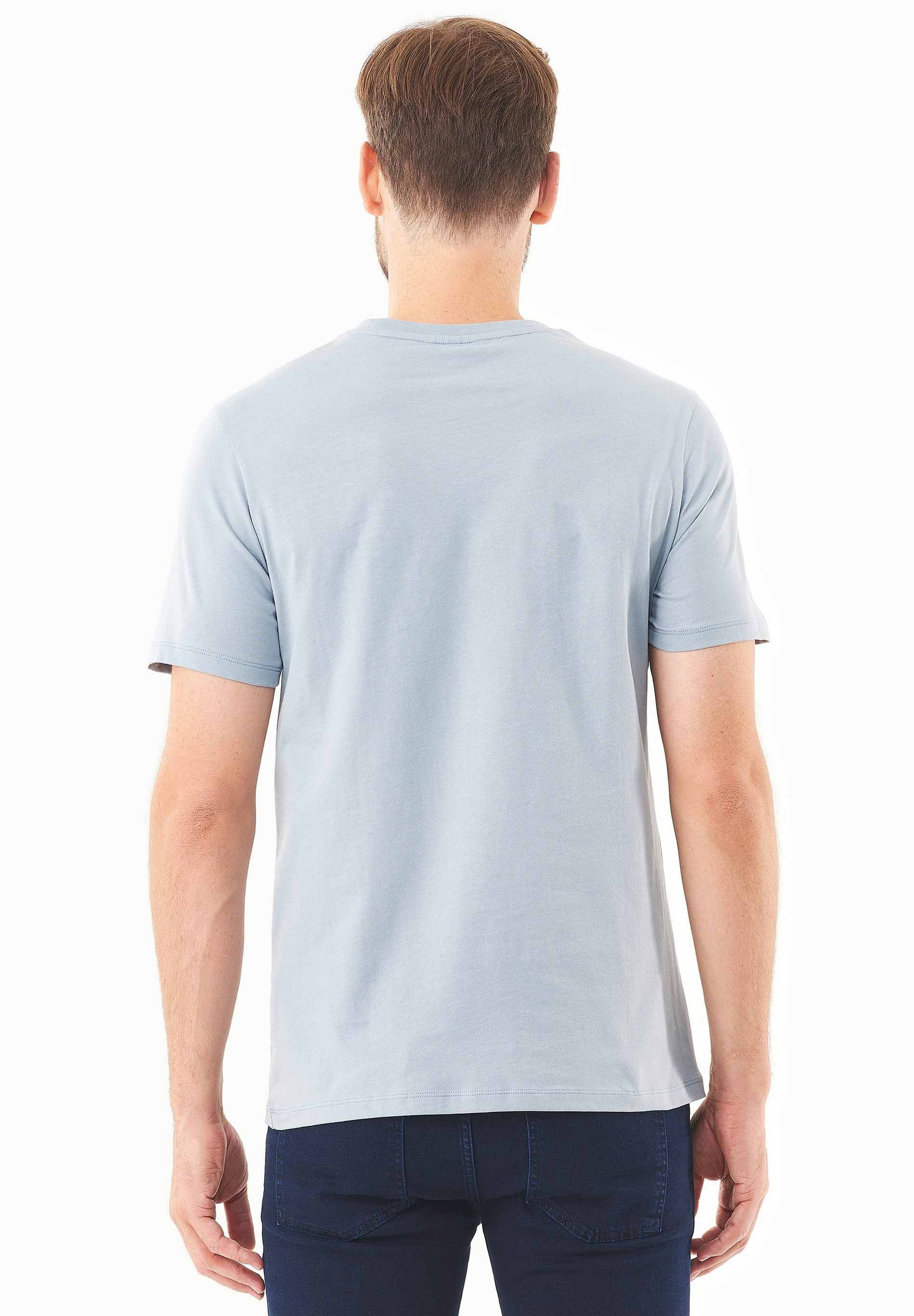 T-Shirt aus Bio-Baumwolle mit Ski-Print