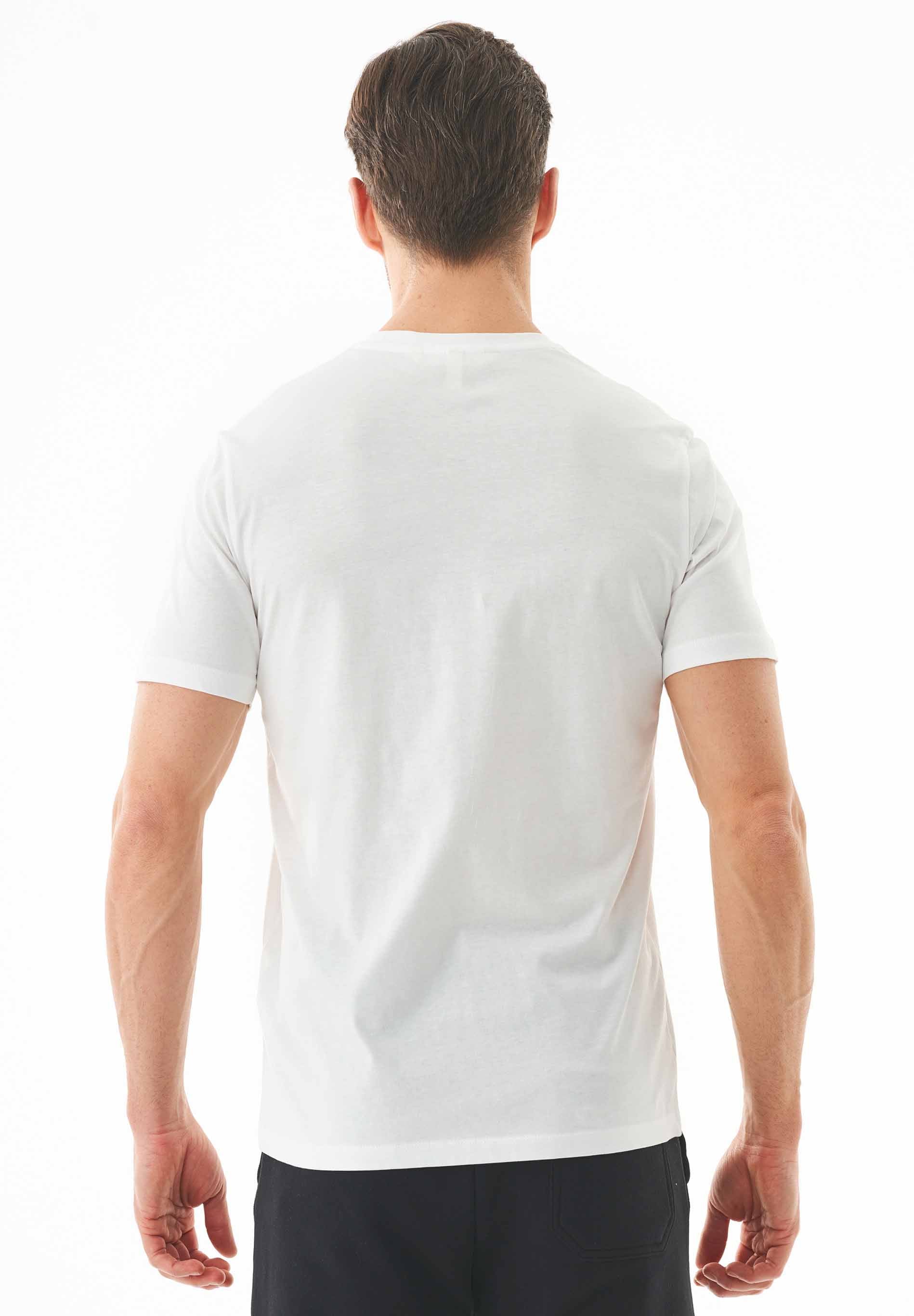 T-Shirt aus Bio-Baumwolle mit Ski-Print