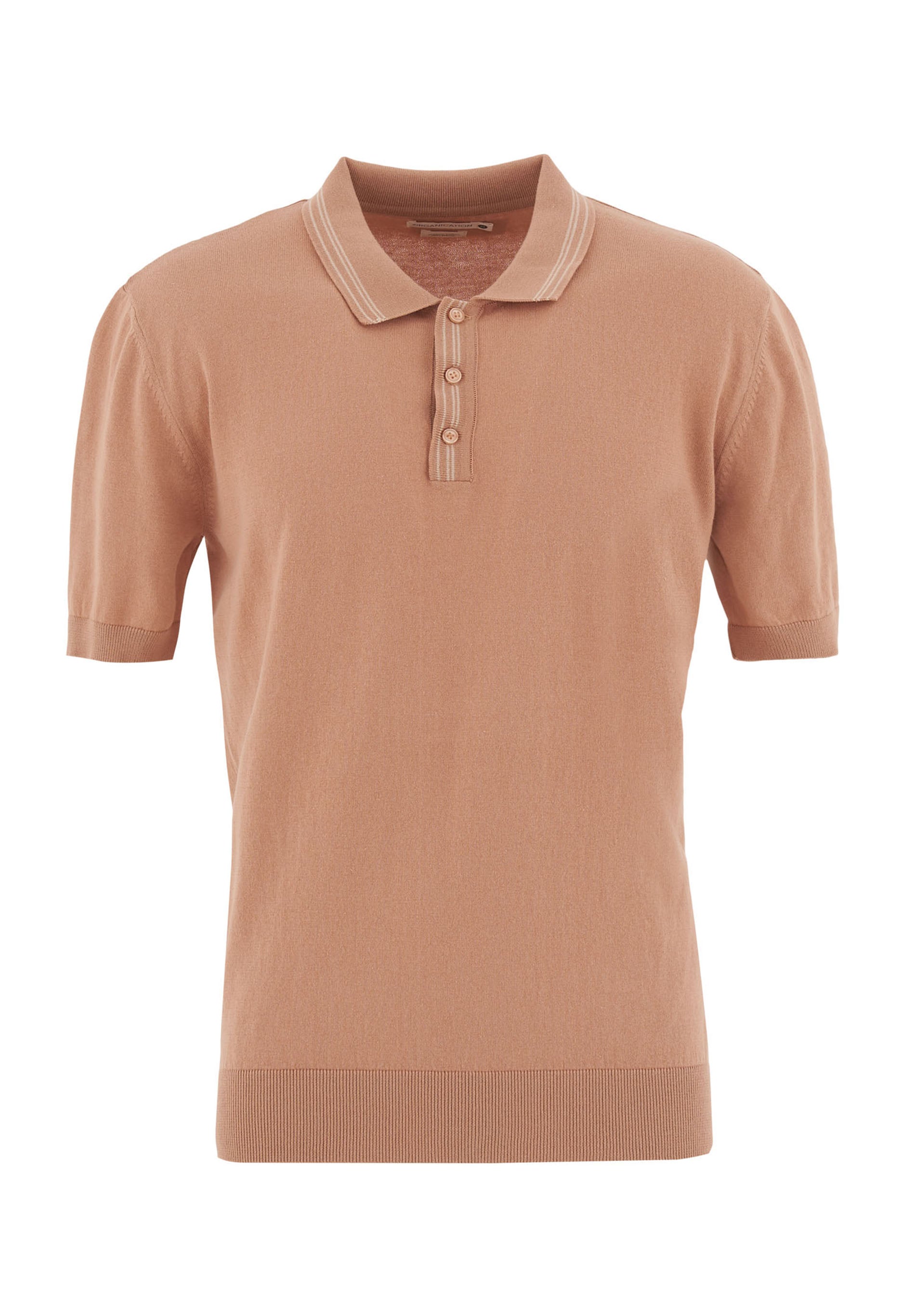 Strick-Poloshirt aus Bio-Baumwolle