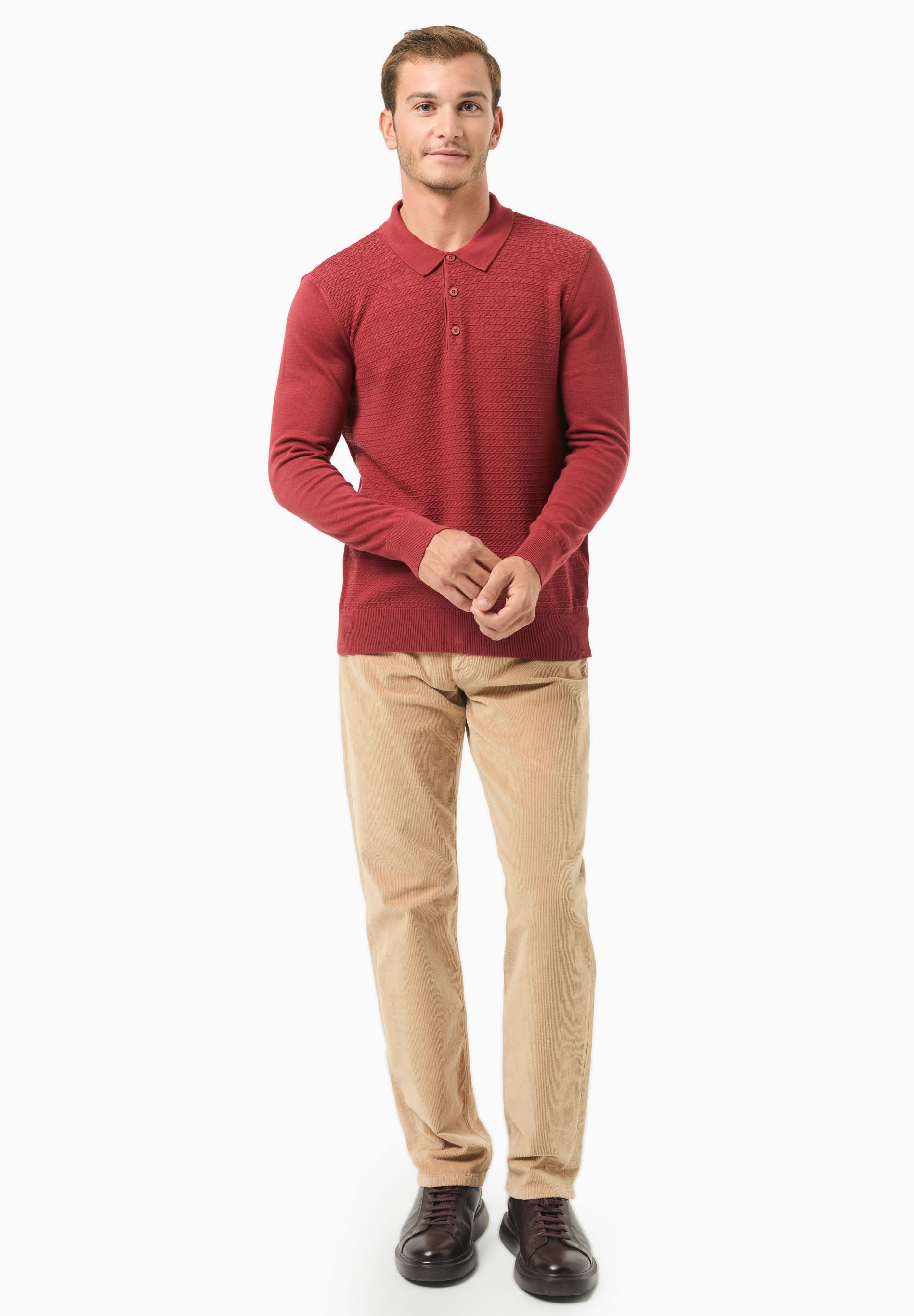 Polokragen-Pullover aus Bio-Baumwolle