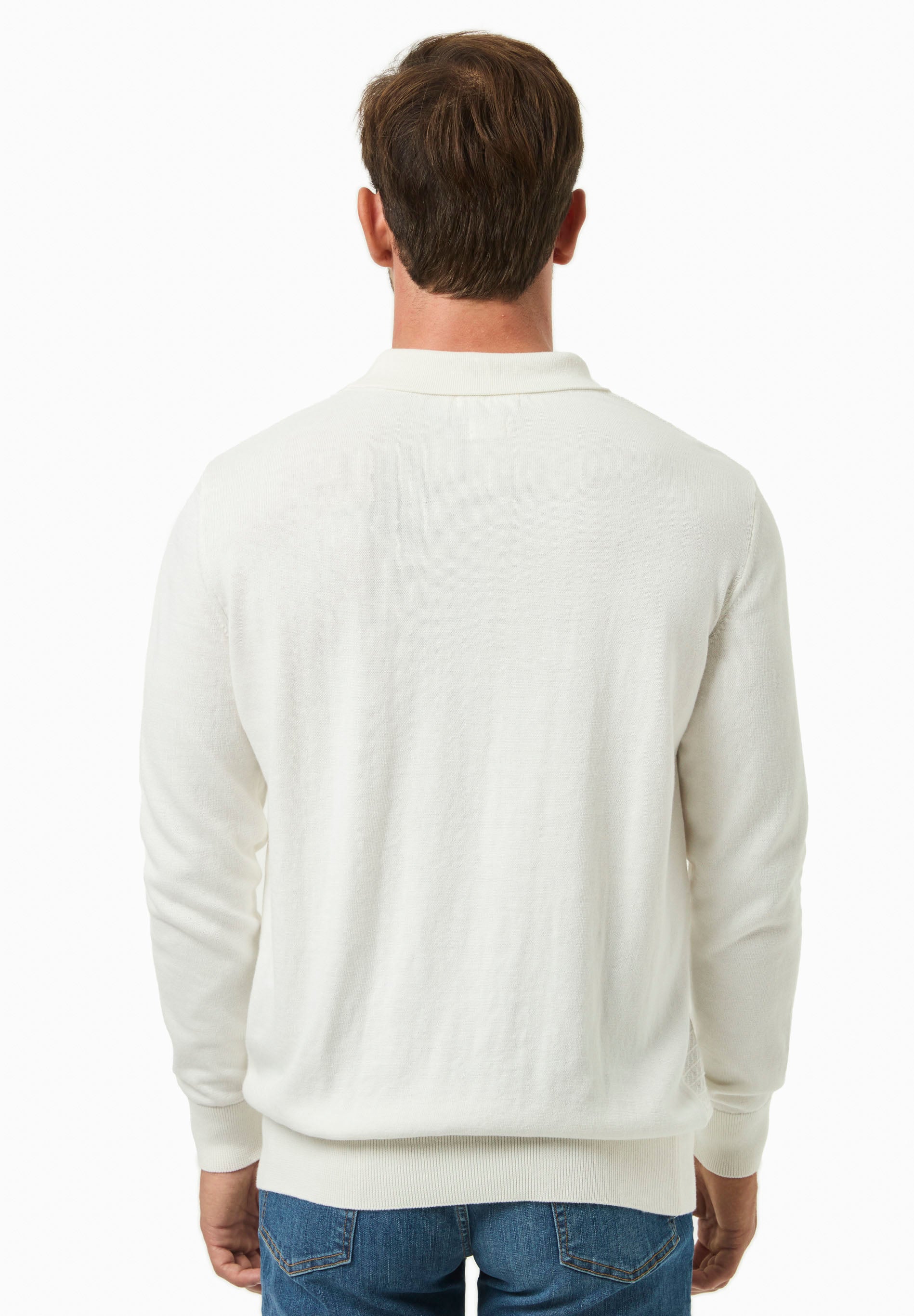 Polokragen-Pullover aus Bio-Baumwolle