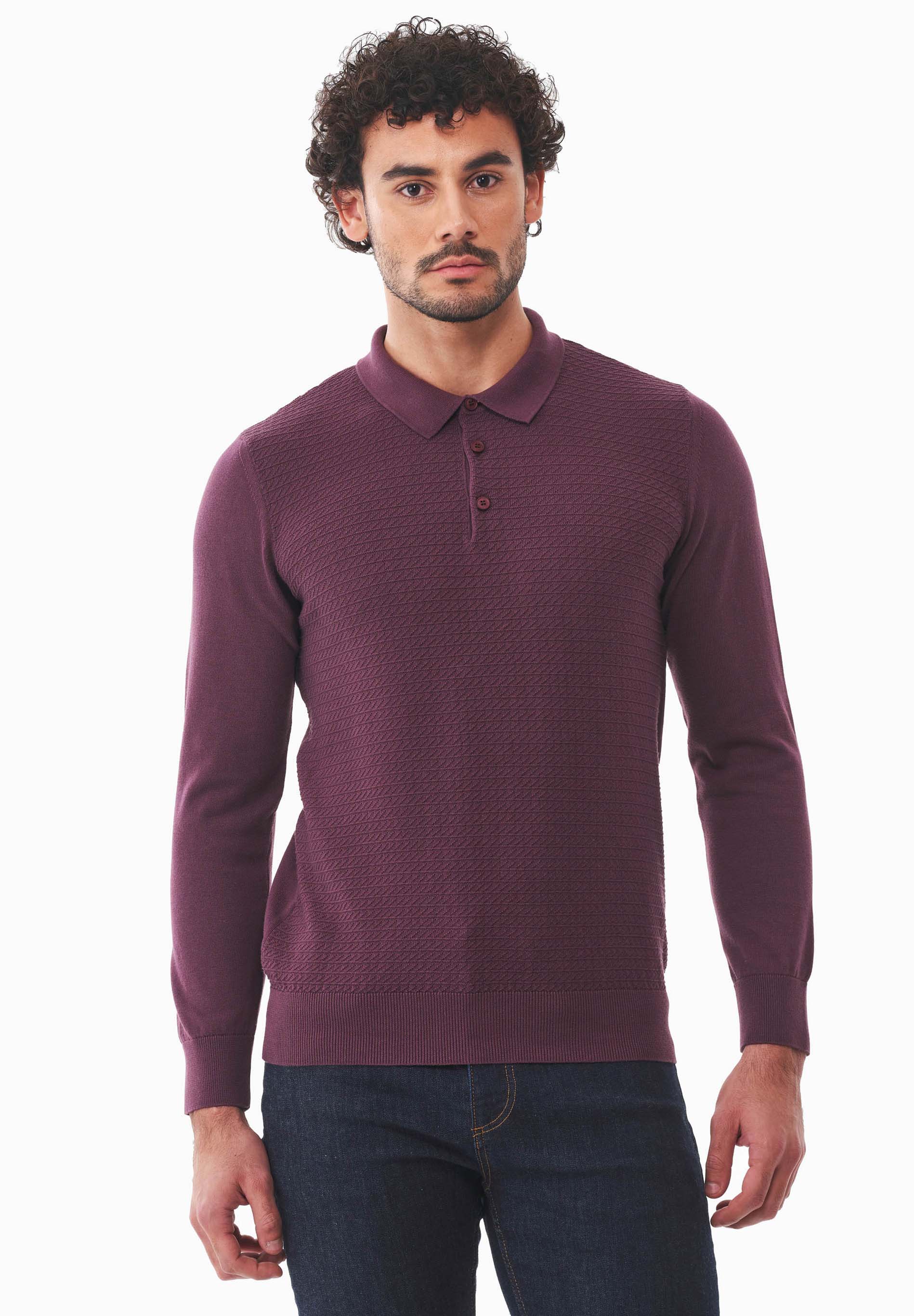 Polokragen-Pullover aus Bio-Baumwolle