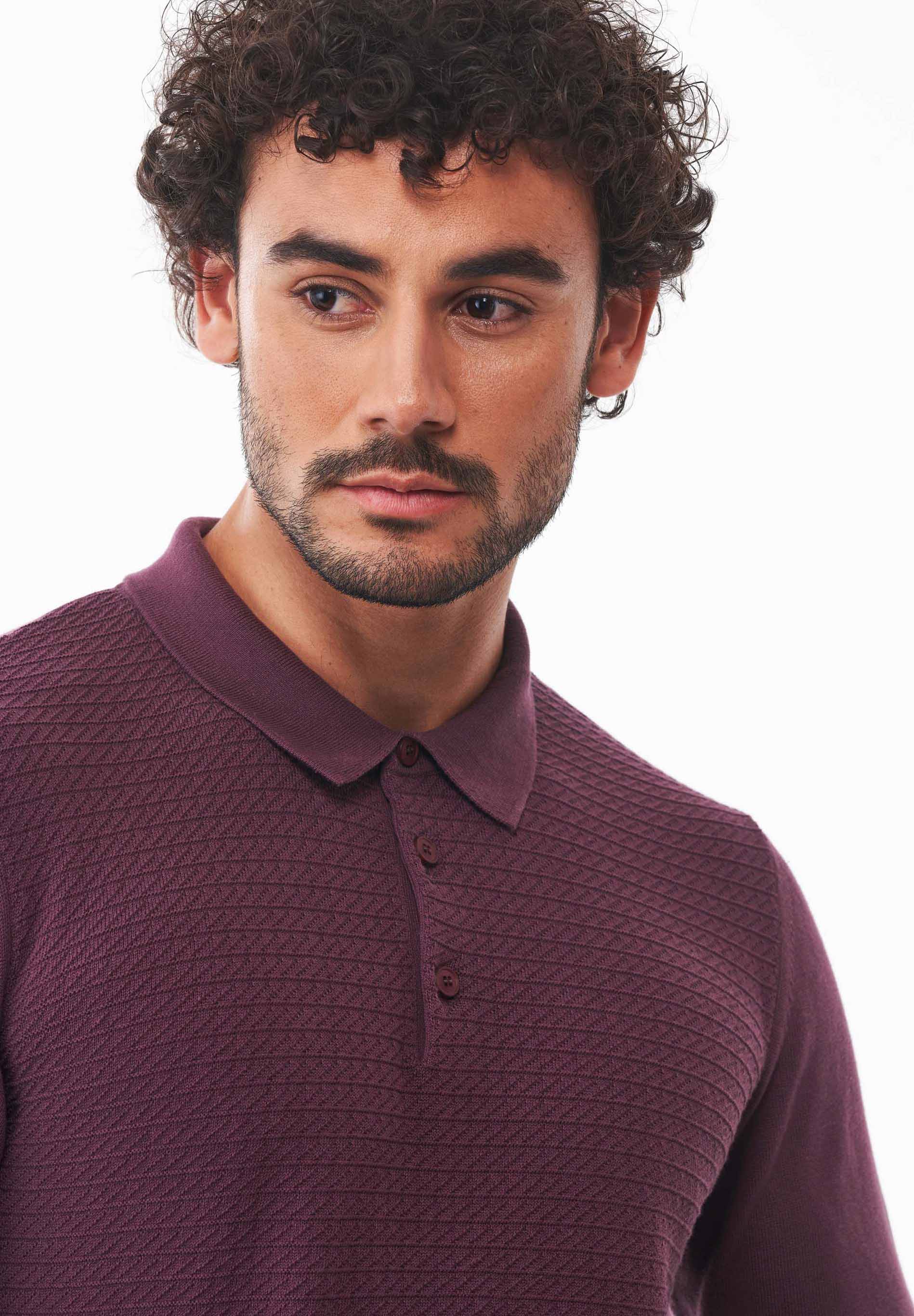 Polokragen-Pullover aus Bio-Baumwolle