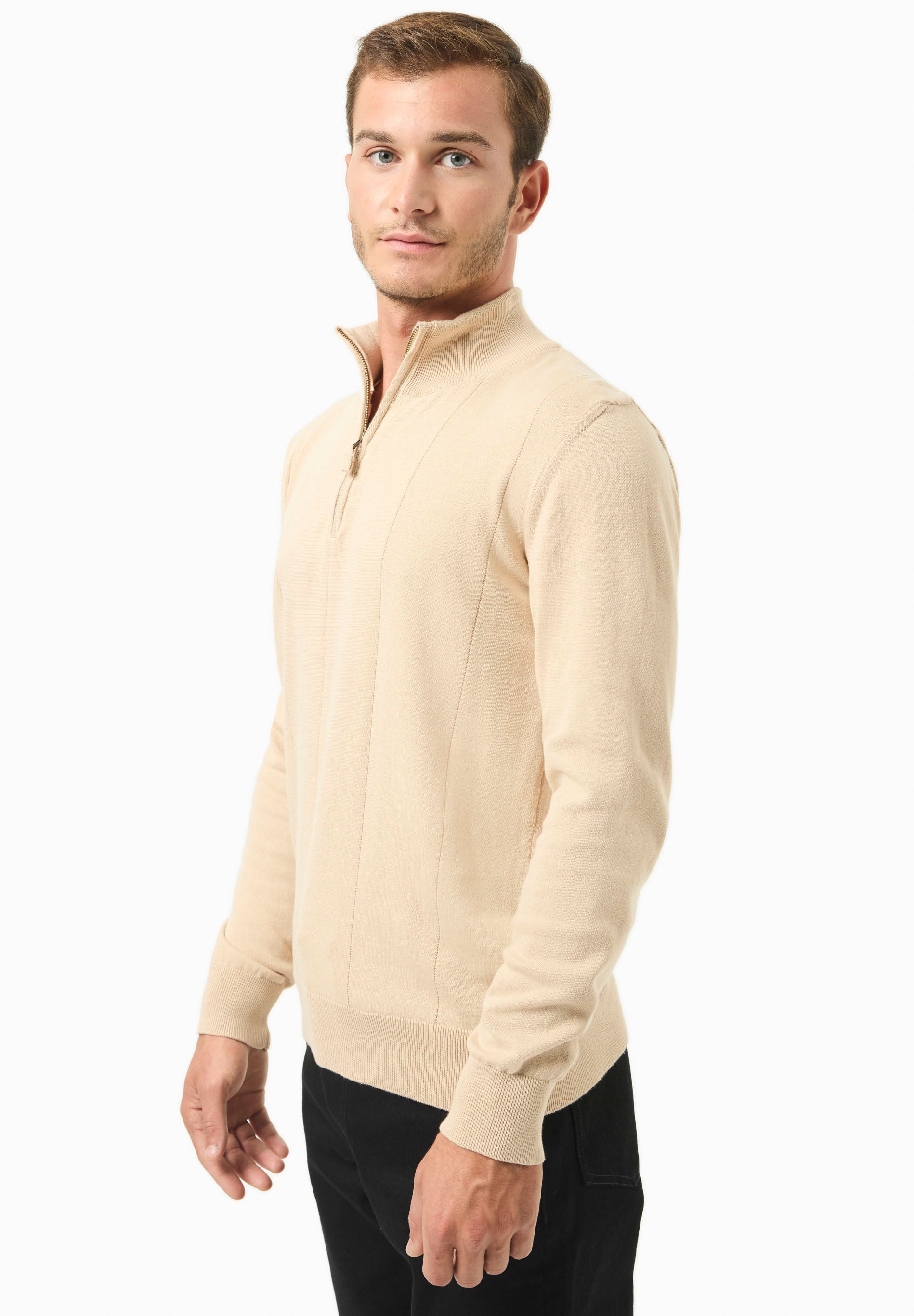 Troyer-Pullover aus Bio-Baumwolle