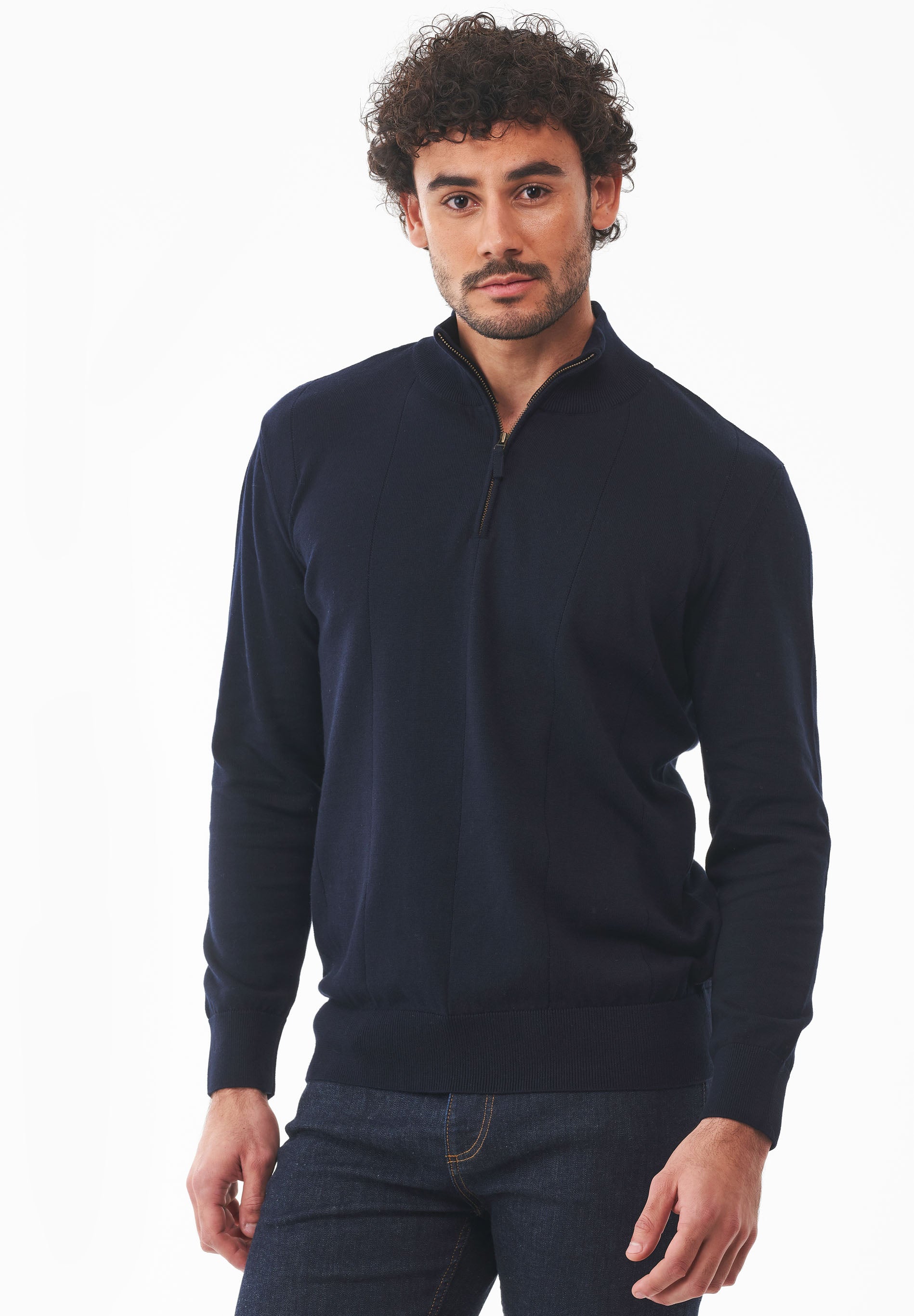 Troyer-Pullover aus Bio-Baumwolle