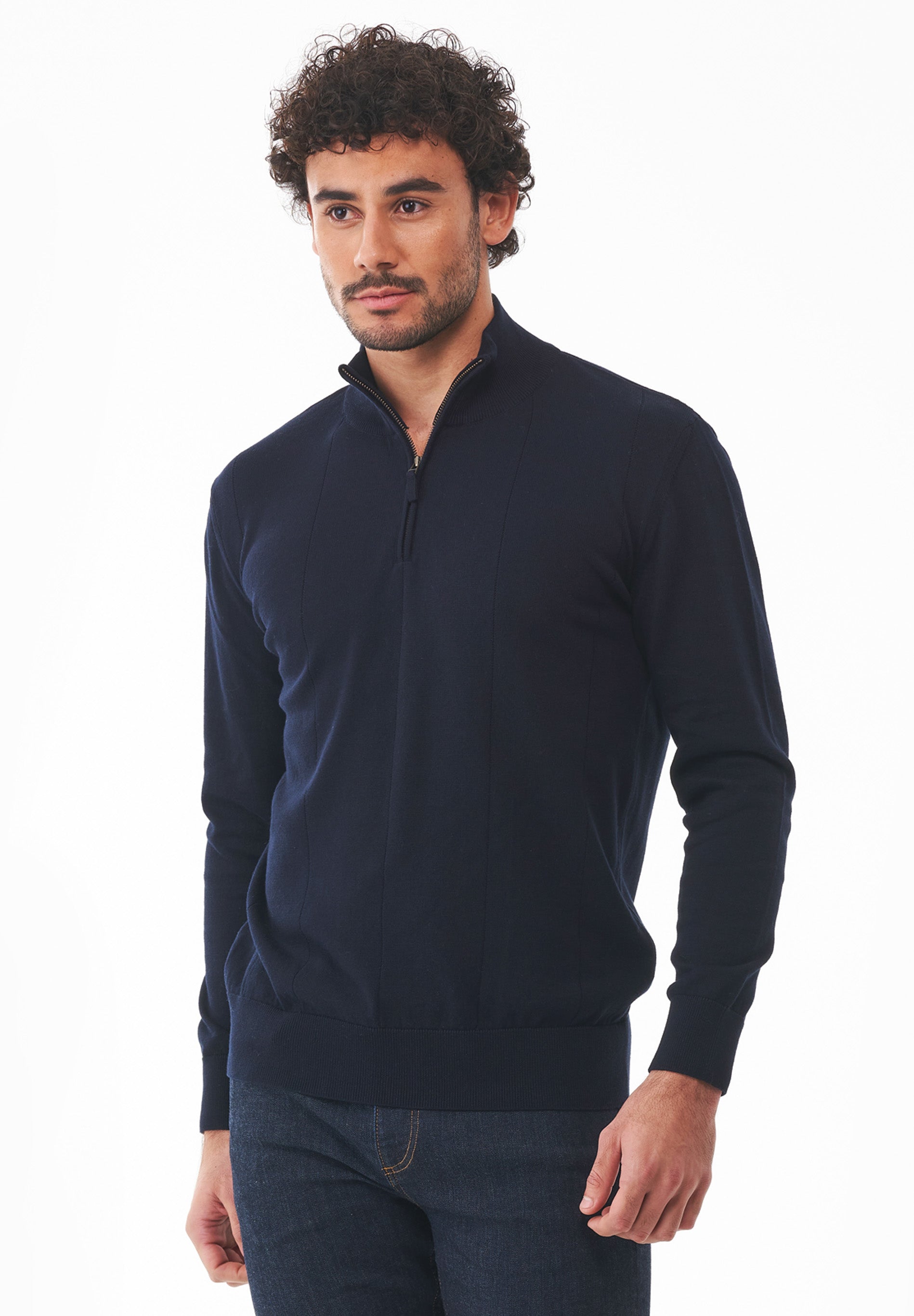 Troyer-Pullover aus Bio-Baumwolle