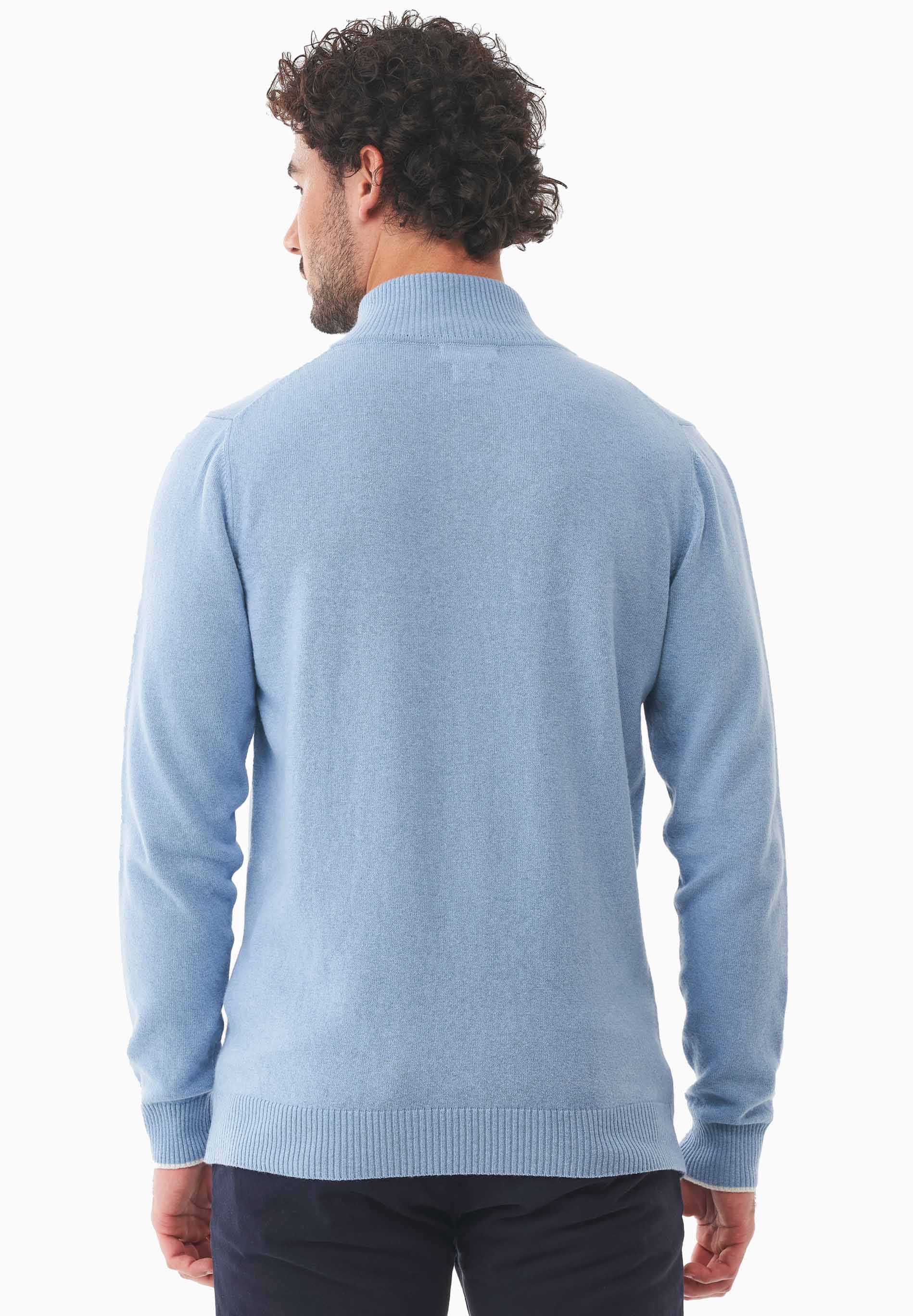 Troyer-Pullover aus Bio-Baumwoll Mix