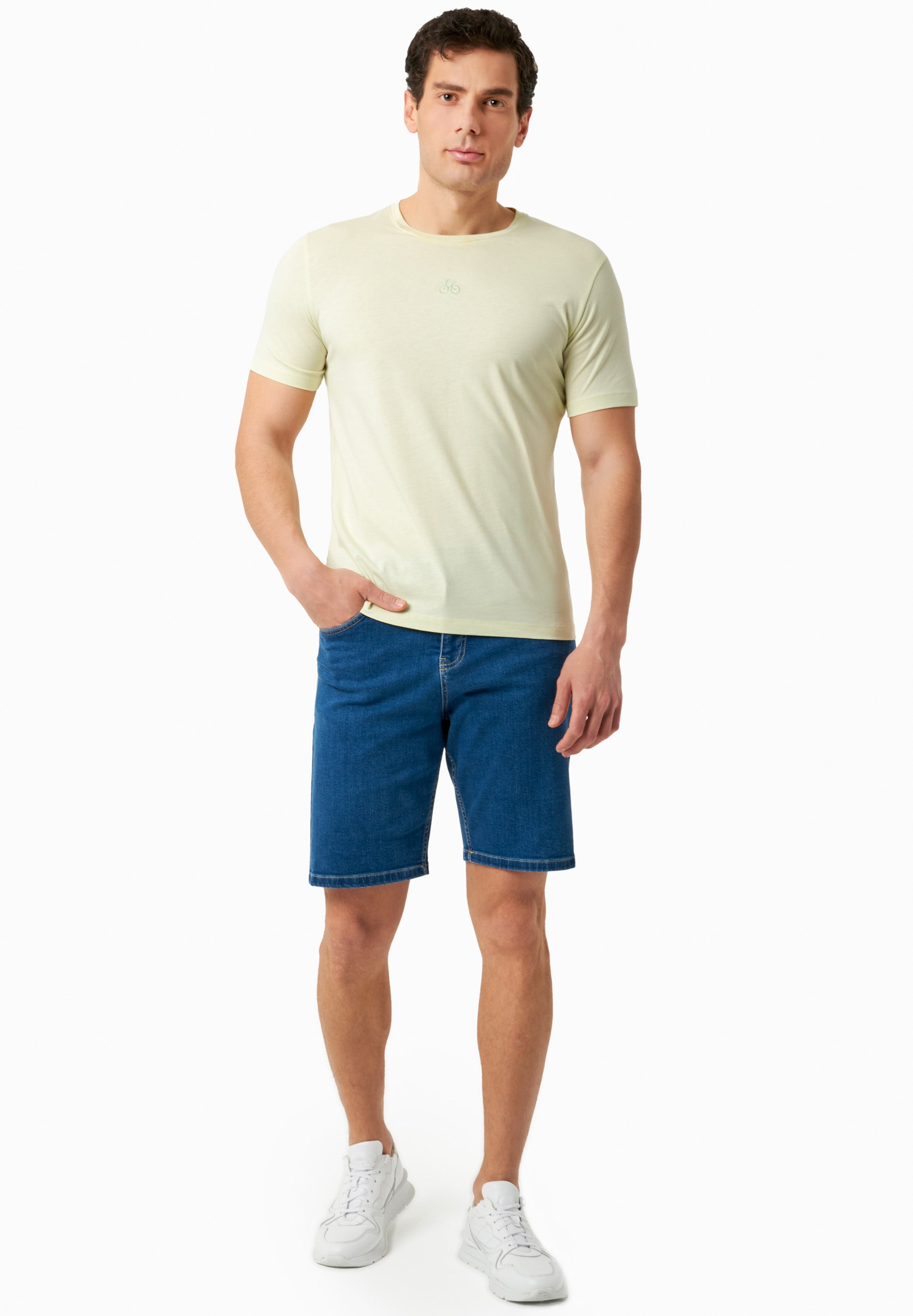 Jeans-Shorts aus Bio-Baumwolle