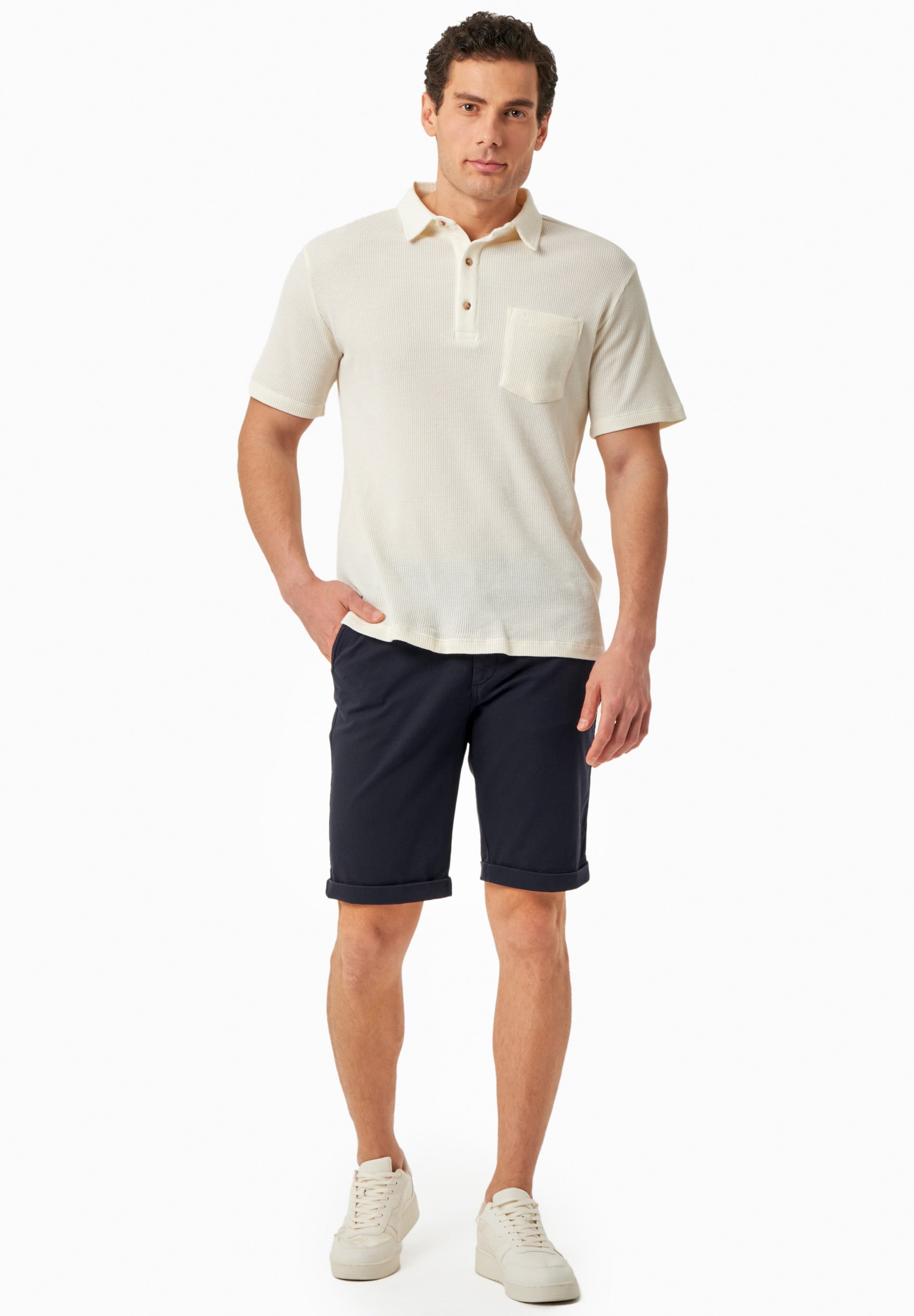 Regular-Fit Shorts aus Bio-Baumwolle