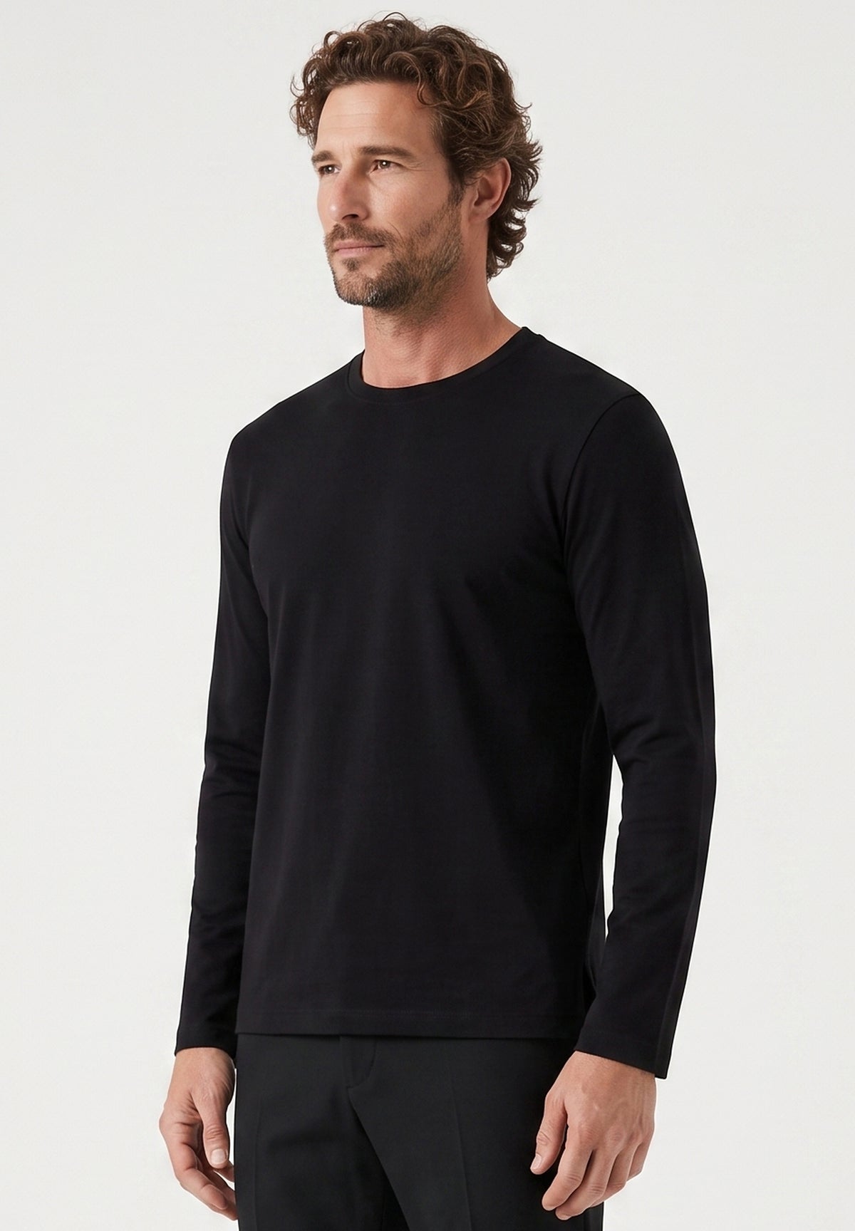 Longsleeve aus Bio-Baumwolle im Interlock-Strick