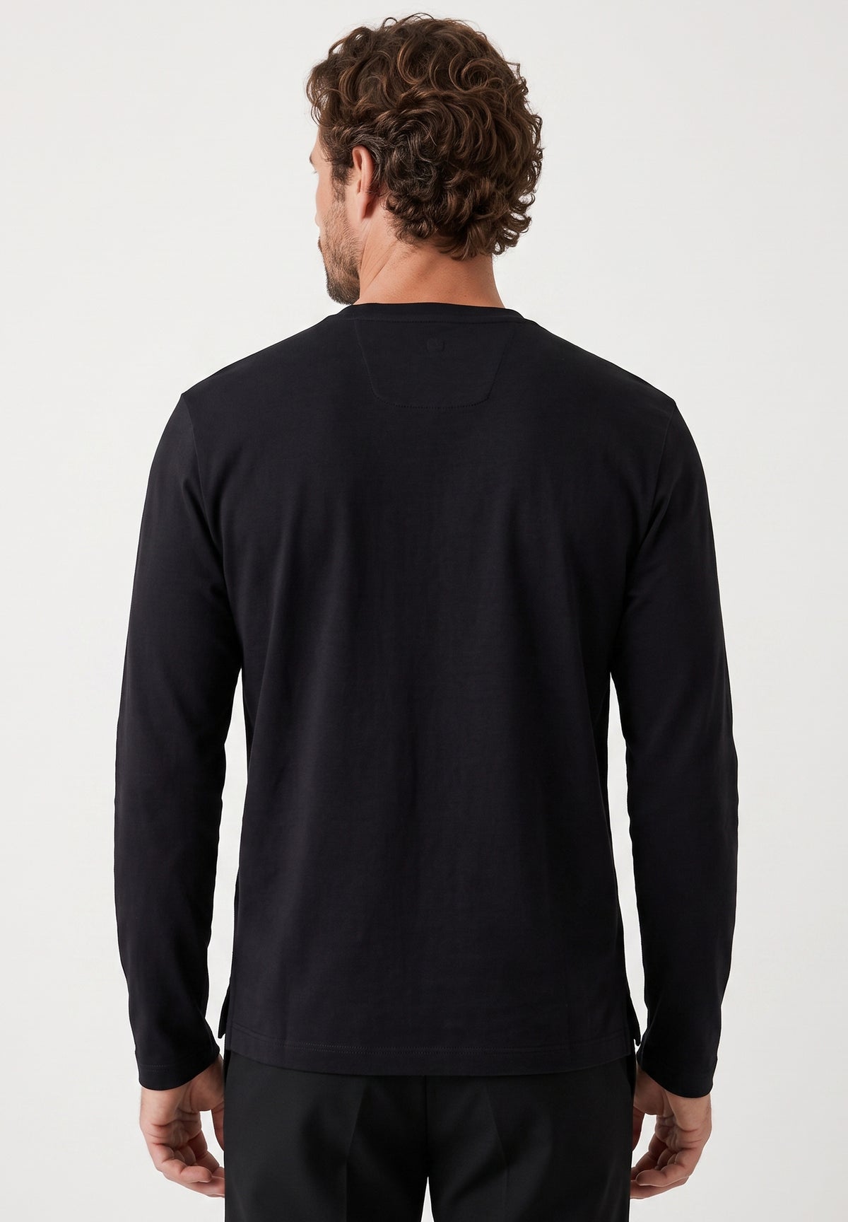 Longsleeve aus Bio-Baumwolle im Interlock-Strick