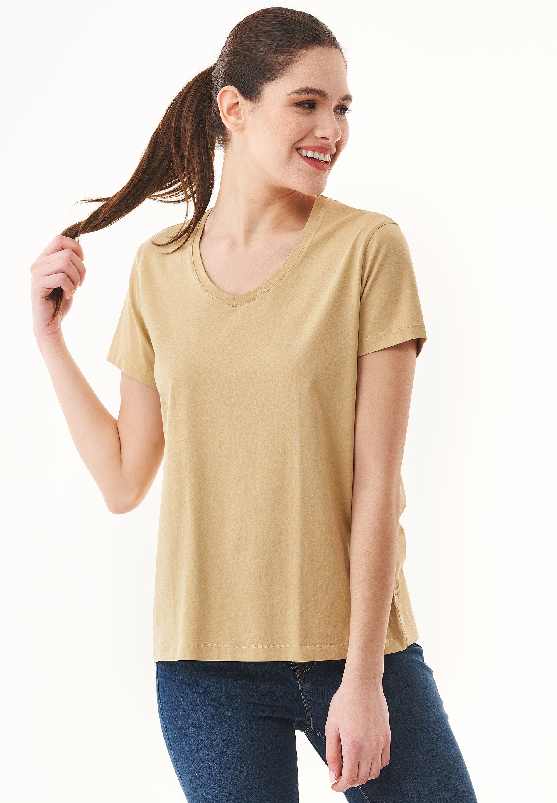 Natural Dye T-Shirt aus Bio-Baumwolle