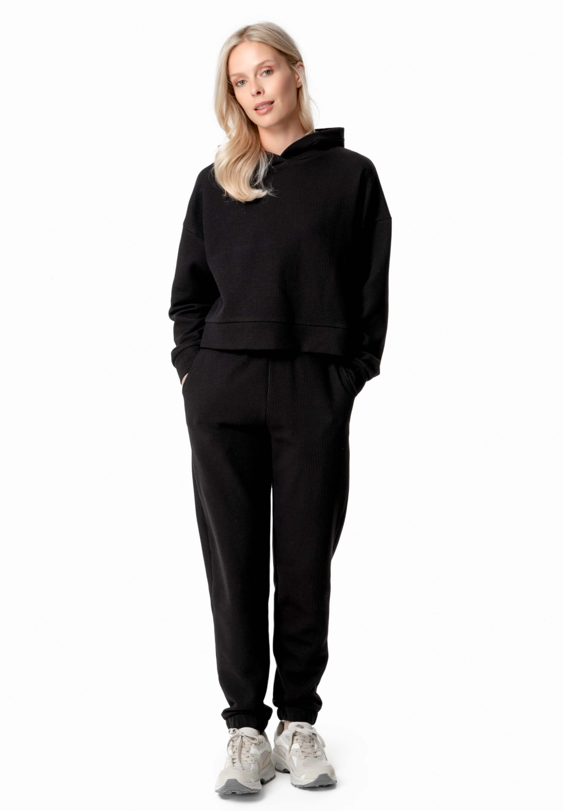 PARISS | Waffel Jogginghose aus Bio-Baumwolle und recyceltem Polyester