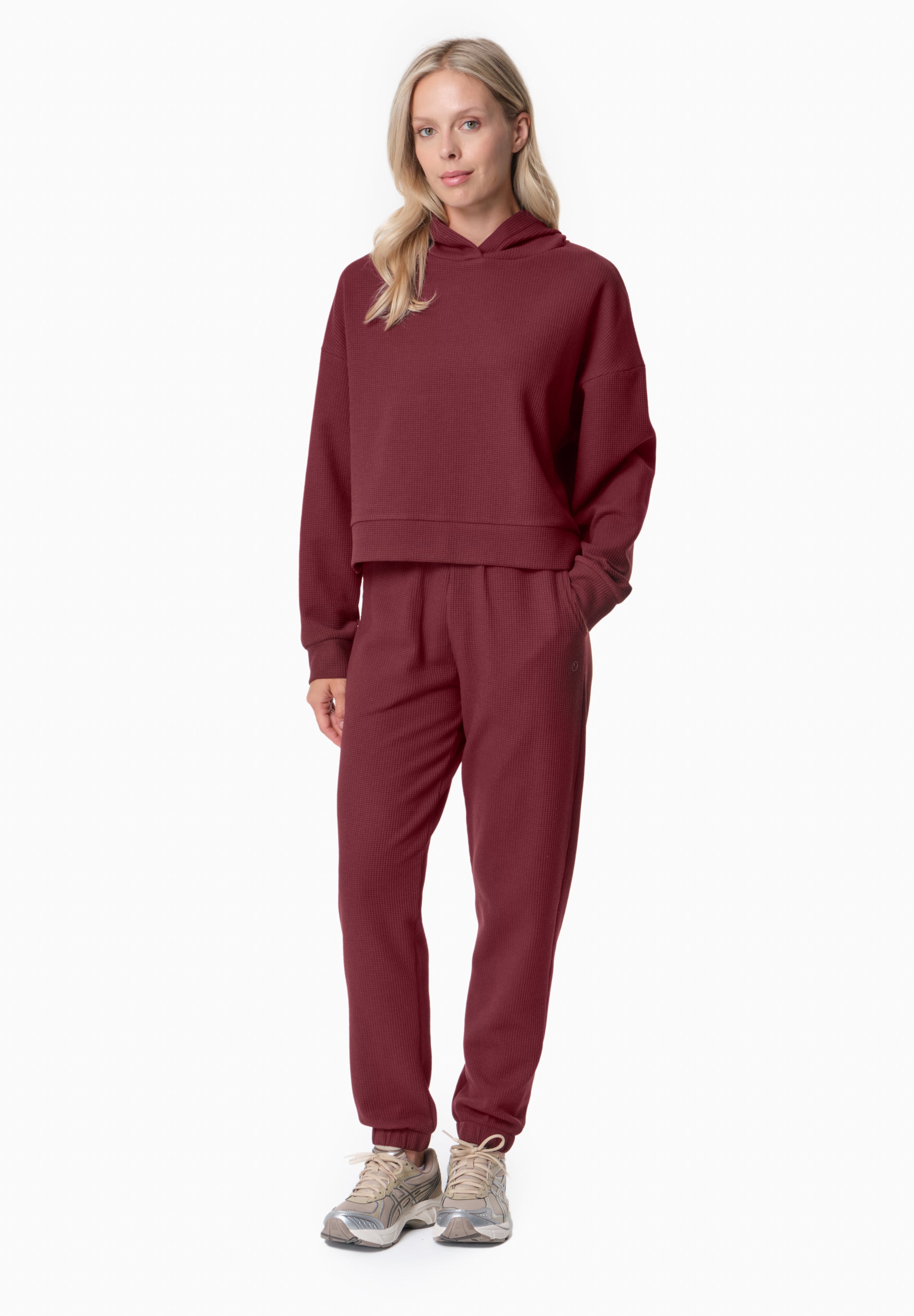 PARISS | Waffel Jogginghose aus Bio-Baumwolle und recyceltem Polyester