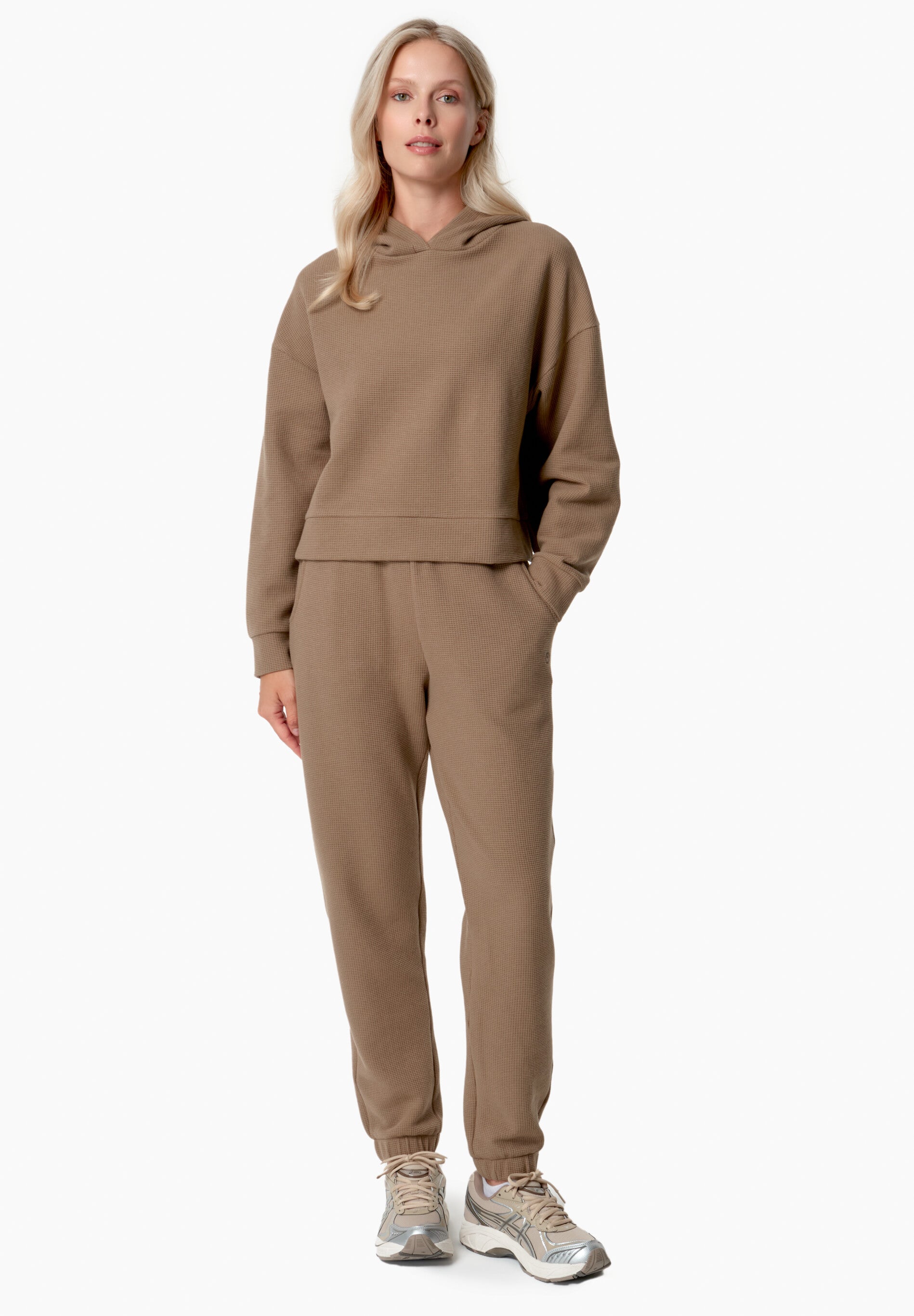 PARISS | Waffel Jogginghose aus Bio-Baumwolle und recyceltem Polyester