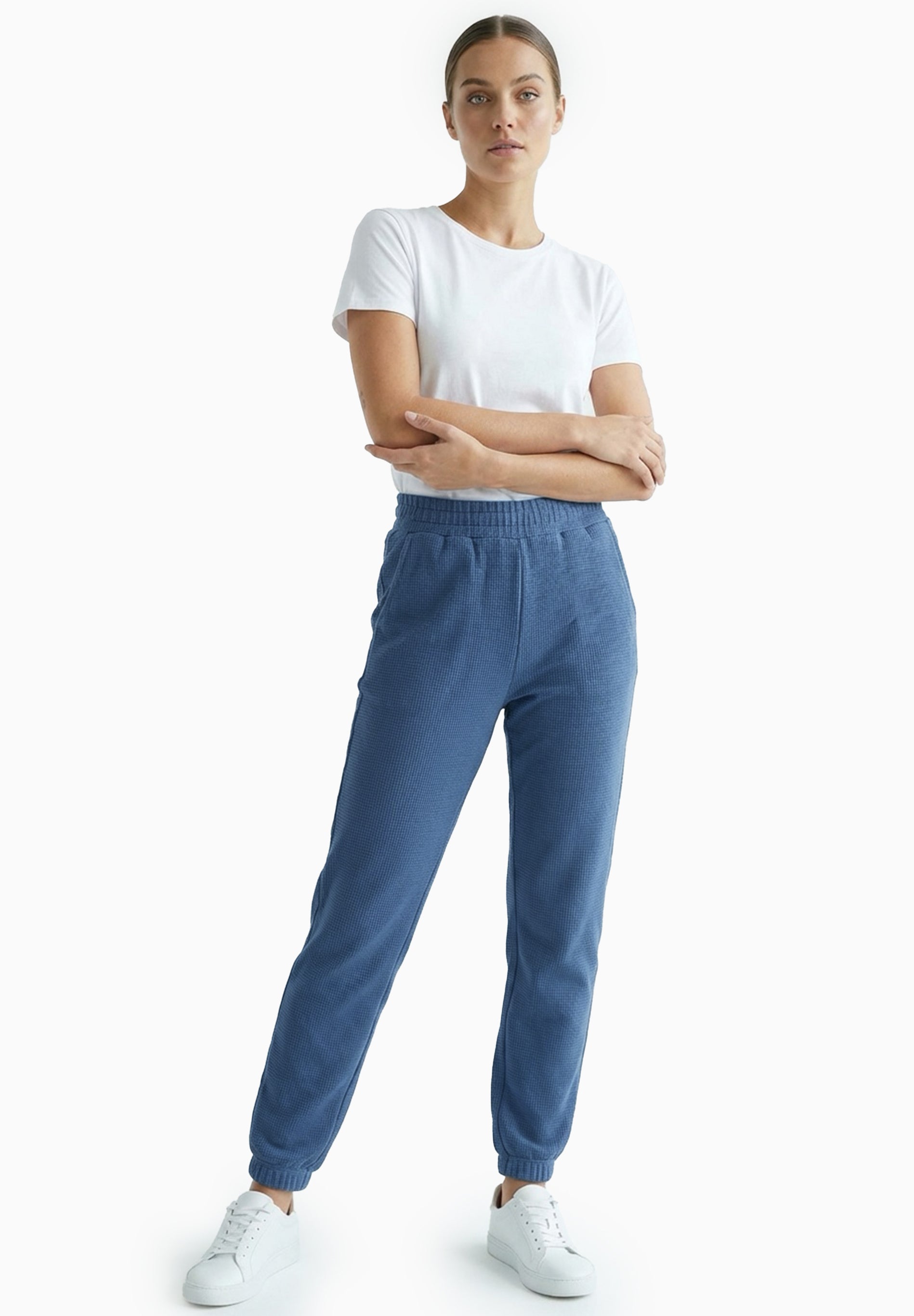 PARISS | Waffel Jogginghose aus Bio-Baumwolle und recyceltem Polyester