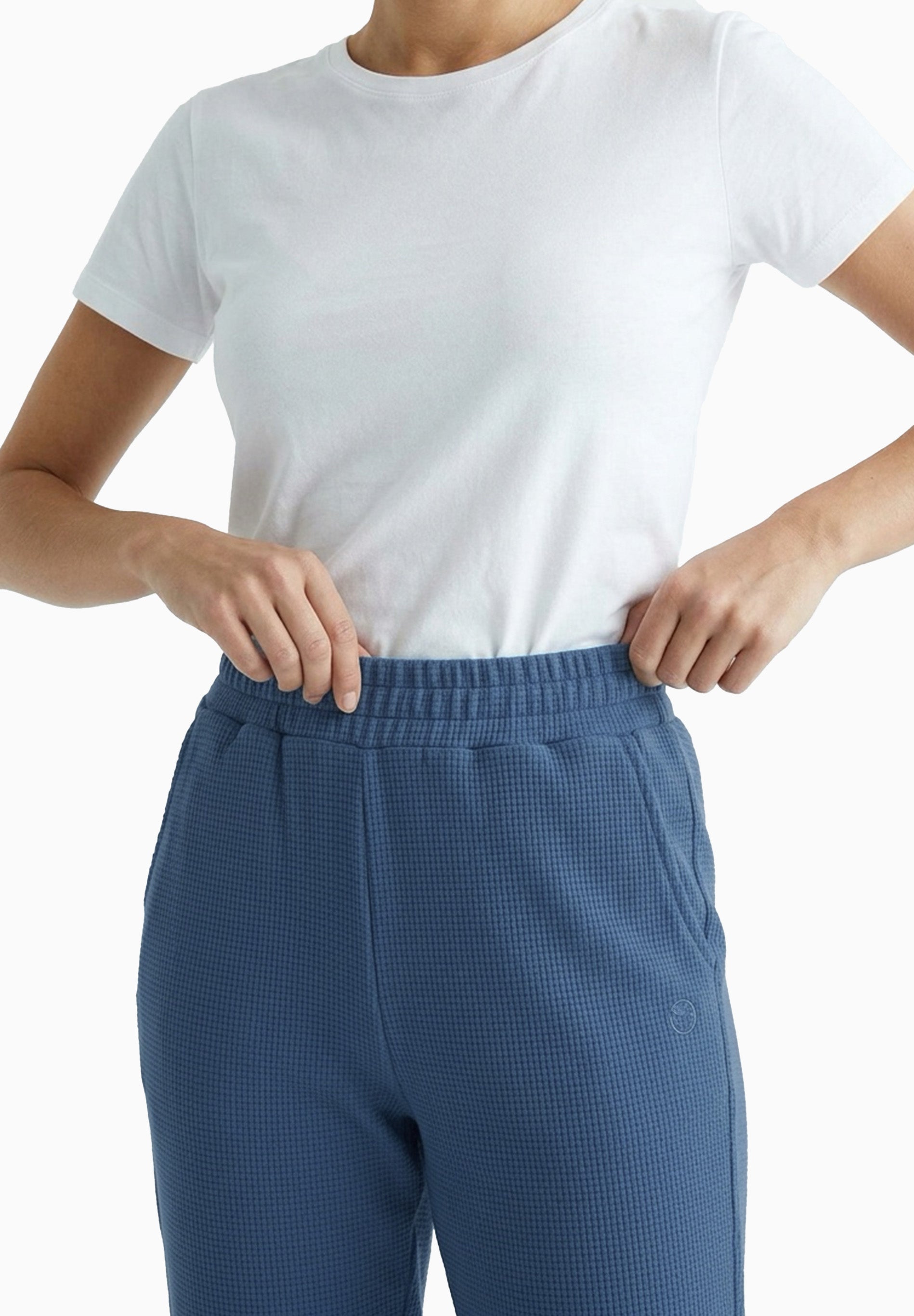 PARISS | Waffel Jogginghose aus Bio-Baumwolle und recyceltem Polyester