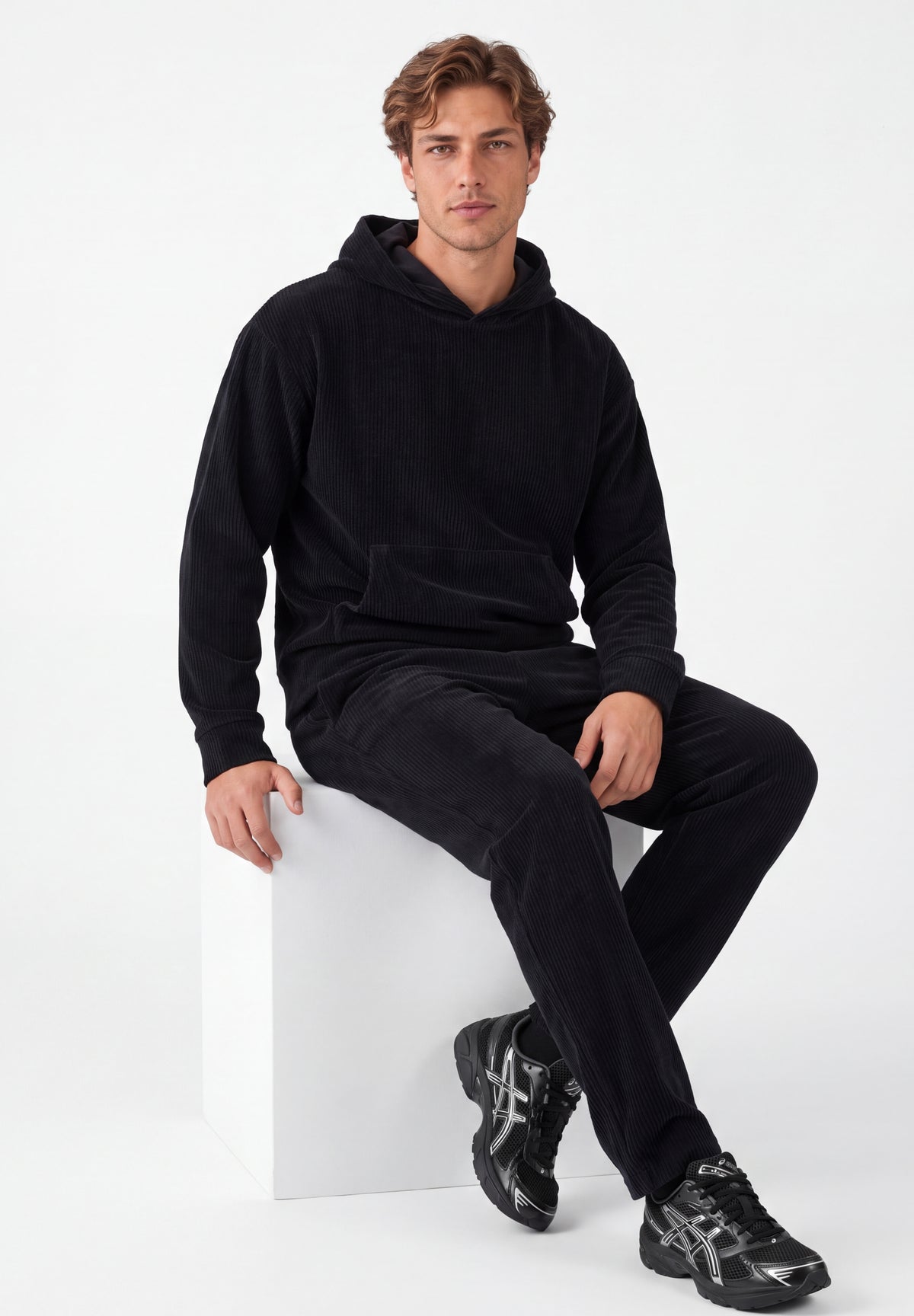 Cord-Sweathose aus Bio-Baumwolle