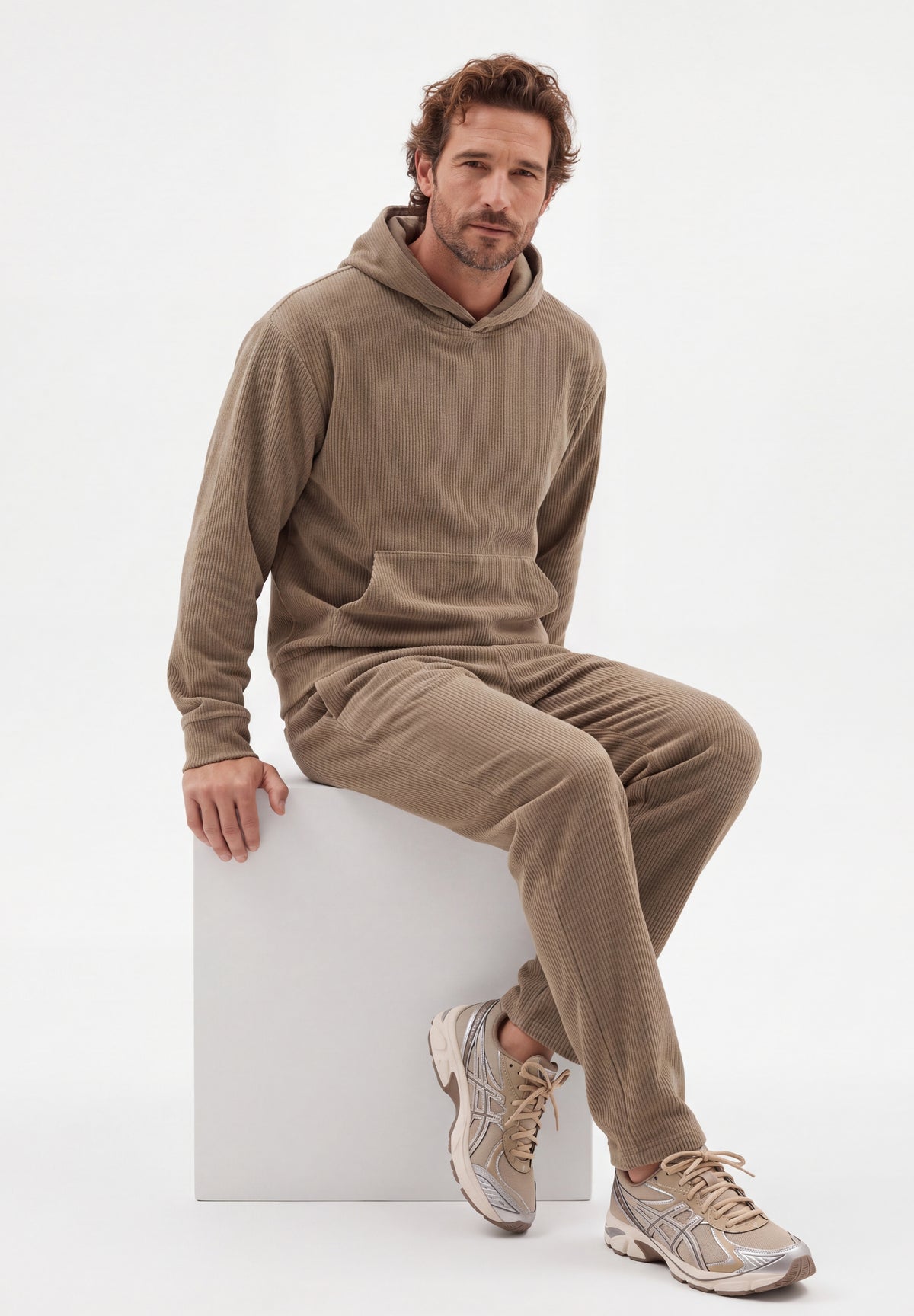Cord-Sweathose aus Bio-Baumwolle