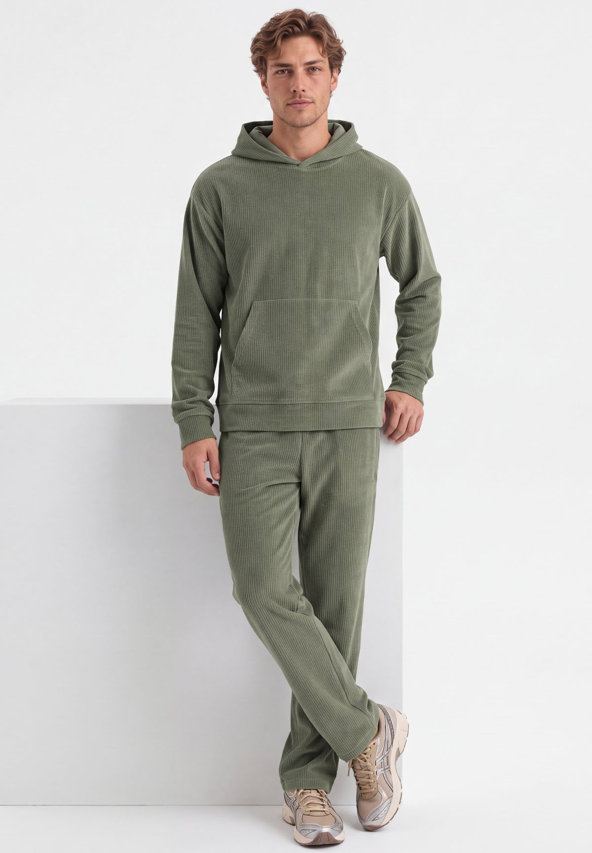 Cord-Sweathose aus Bio-Baumwolle