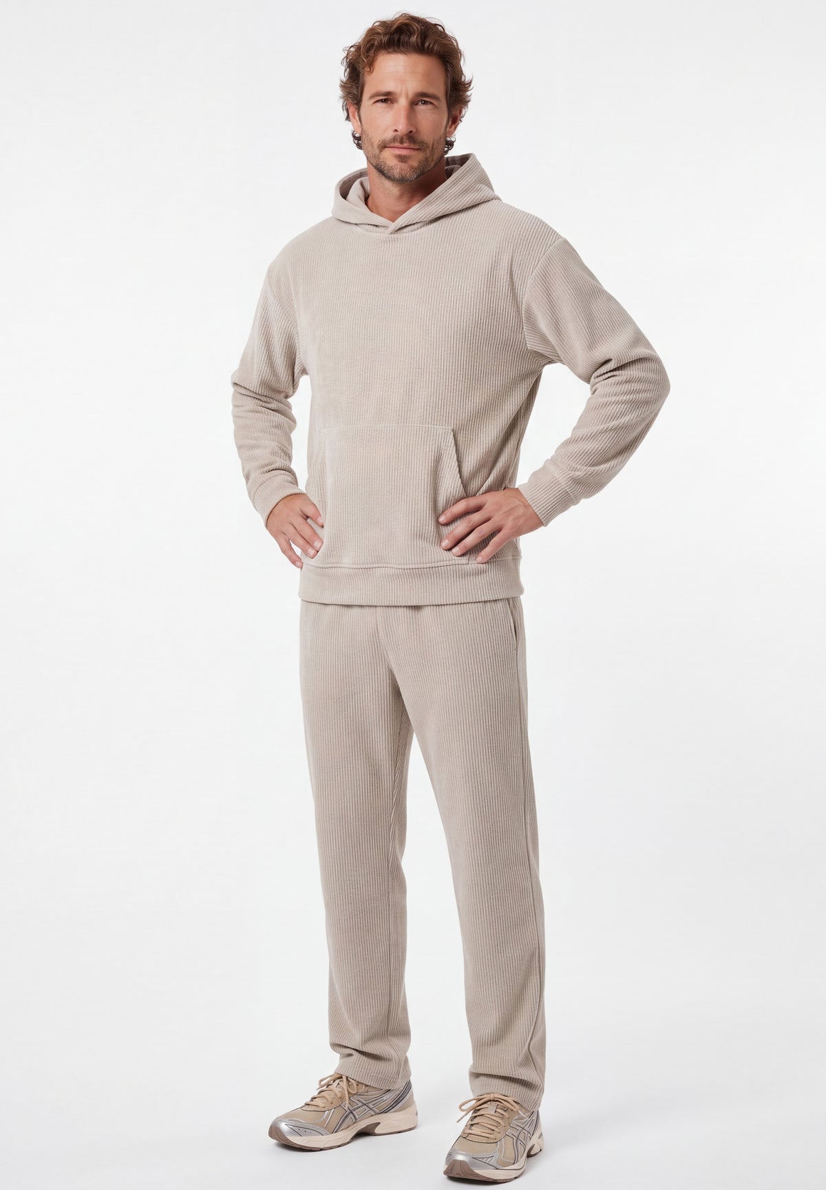 Cord-Sweathose aus Bio-Baumwolle