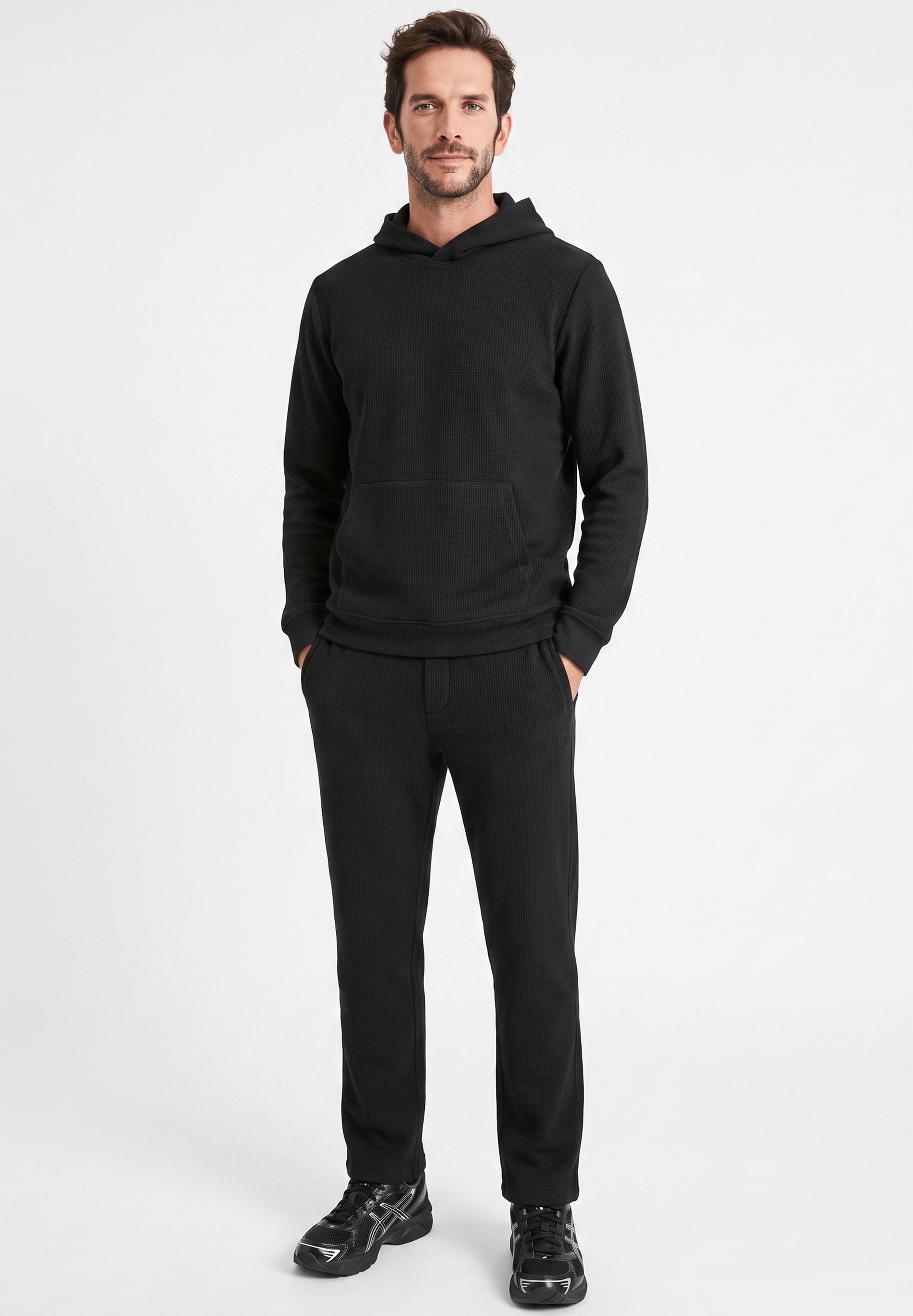 POZZAN | Waffel Jogginghose aus Bio-Baumwolle & recyceltem Polyester